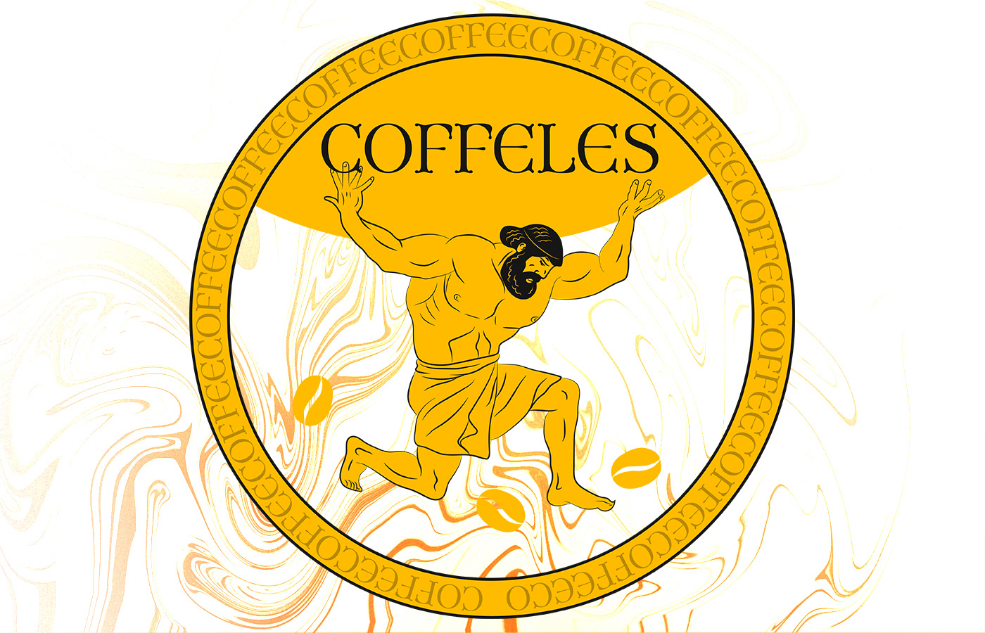 Coffeeles logo — Изображение №1 — Брендинг, Иллюстрация на Dprofile