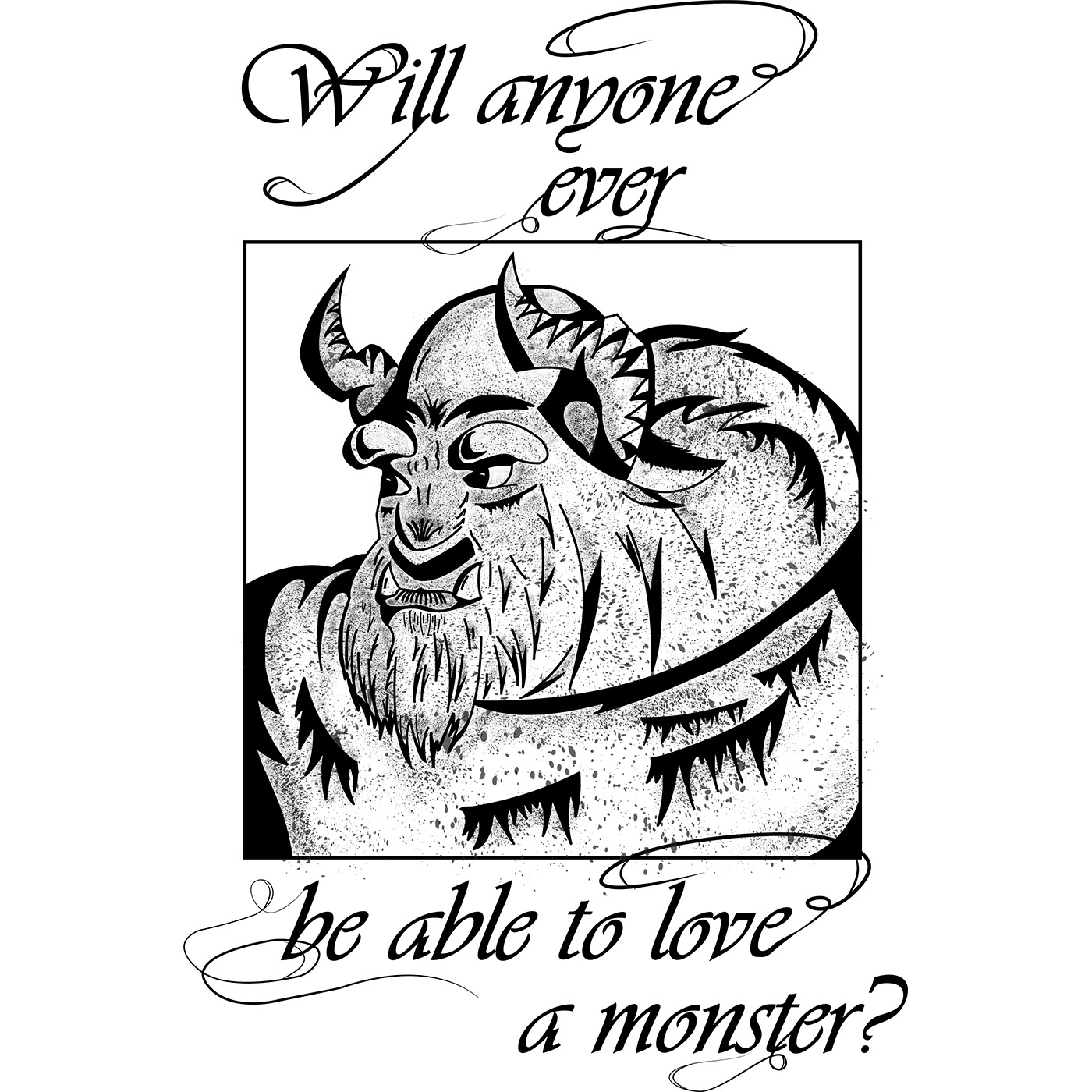 Drawing "Beauty and the Beast" — Изображение №5 — Иллюстрация, Графика на Dprofile