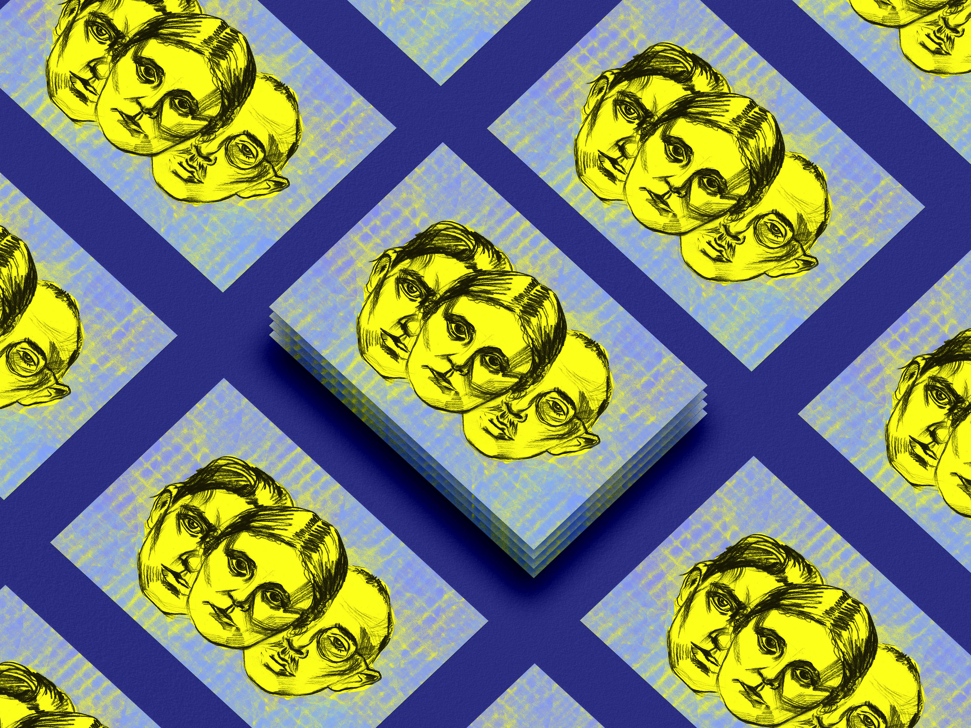 Дизайн открыток, посвященный поэзии Владимира Маяковского — Изображение №8 — Брендинг, Иллюстрация на Dprofile