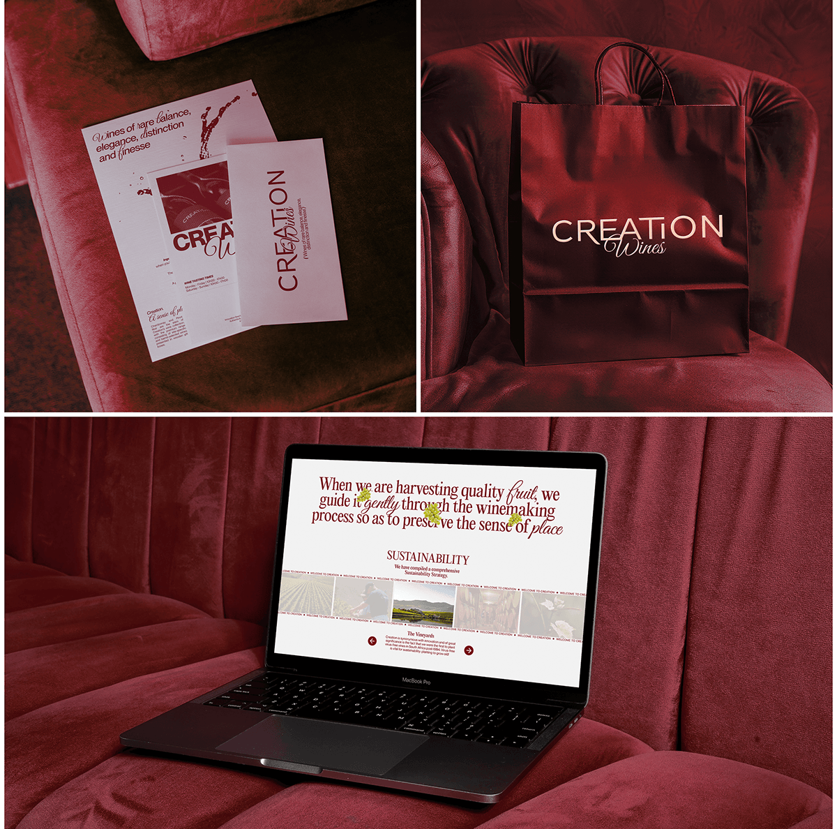 Creation Wines | Corporate website redesign — Изображение №9 — Интерфейсы, Брендинг на Dprofile