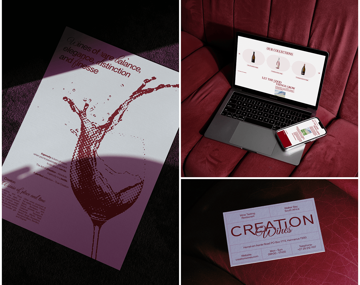 Creation Wines | Corporate website redesign — Изображение №4 — Интерфейсы, Брендинг на Dprofile