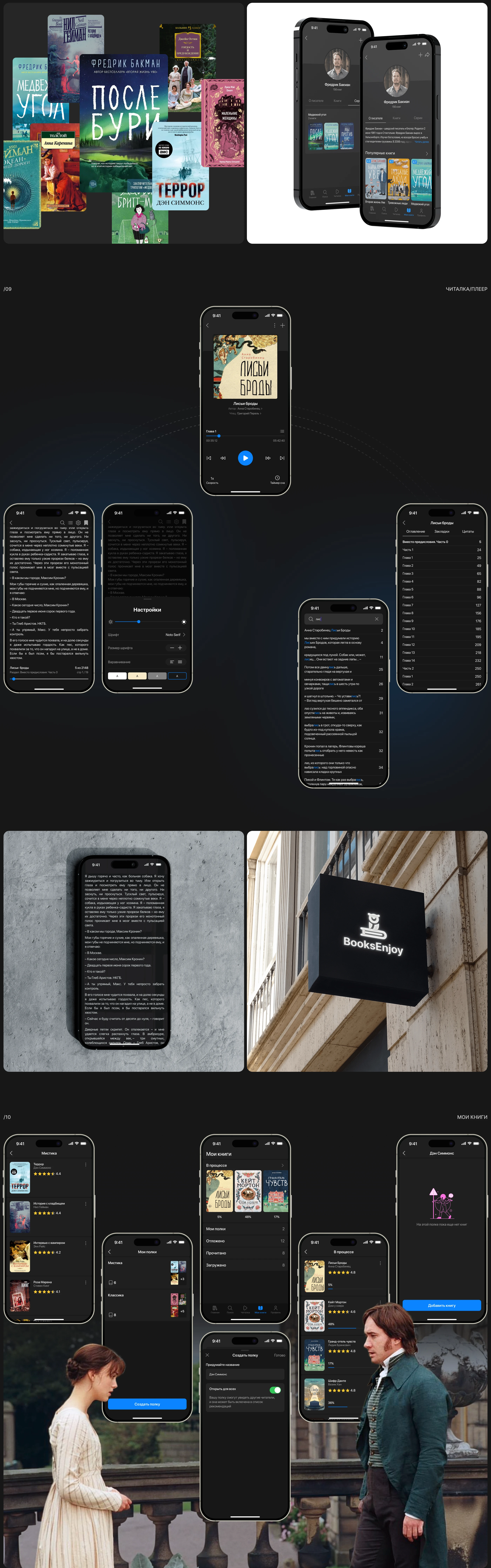 BooksEnjoy | Mobile App | Online books — Изображение №4 — Интерфейсы на Dprofile