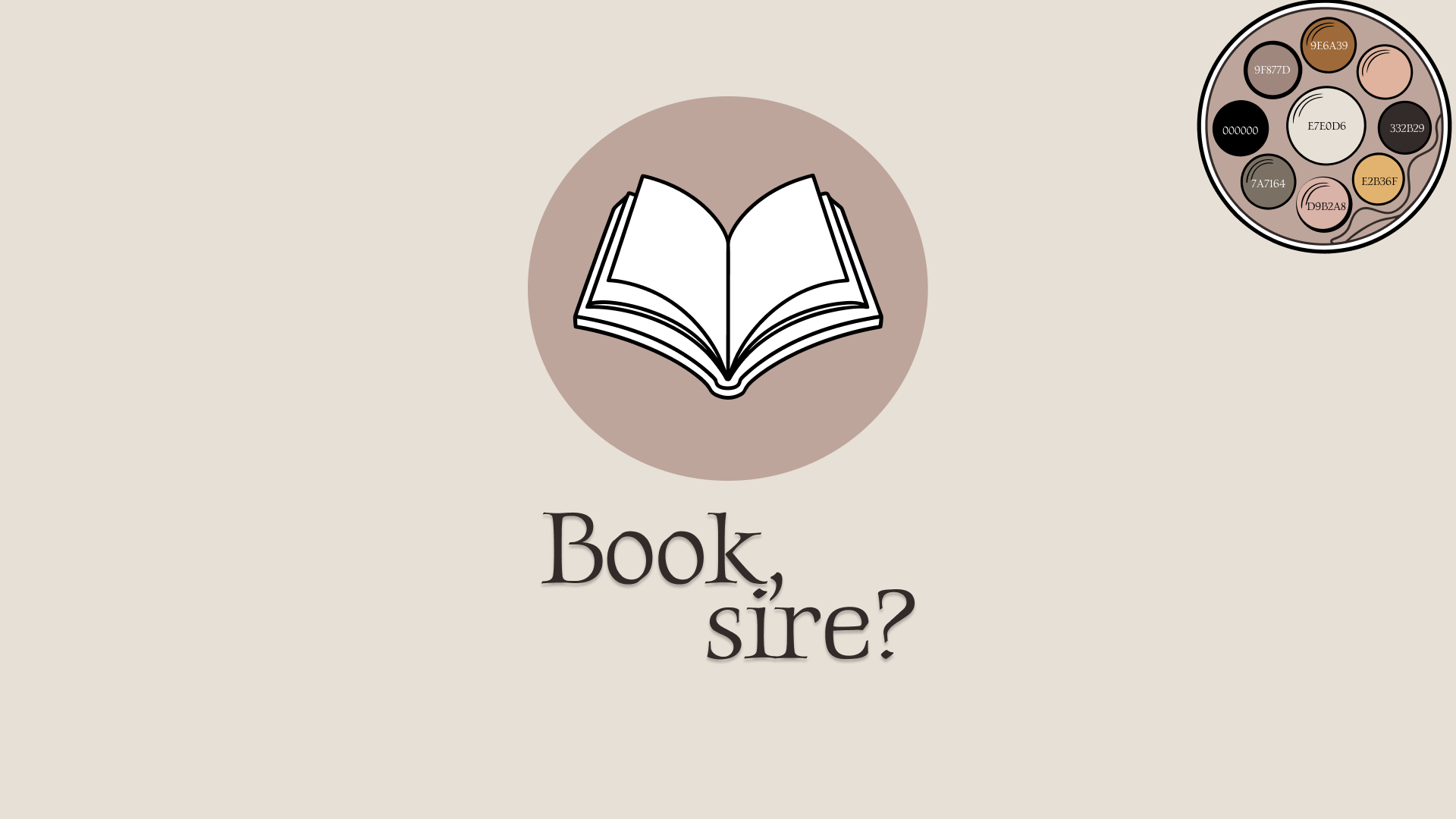 Book, sire? | логотип |фирменный стиль — Изображение №1 — Брендинг на Dprofile