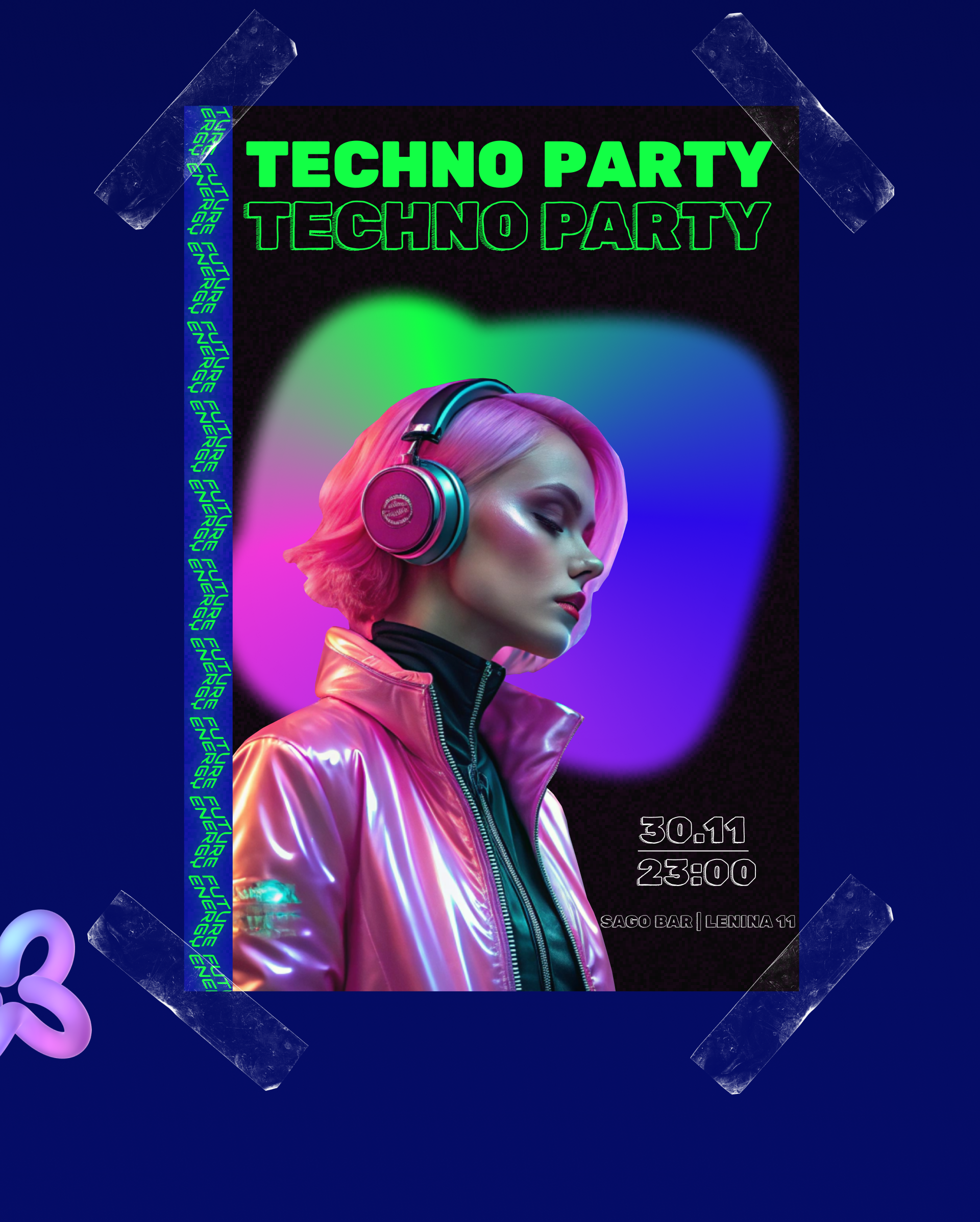 FUTURE ENERGY | LOGO | TECHNO PARTY — Изображение №6 — Брендинг, Маркетинг на Dprofile