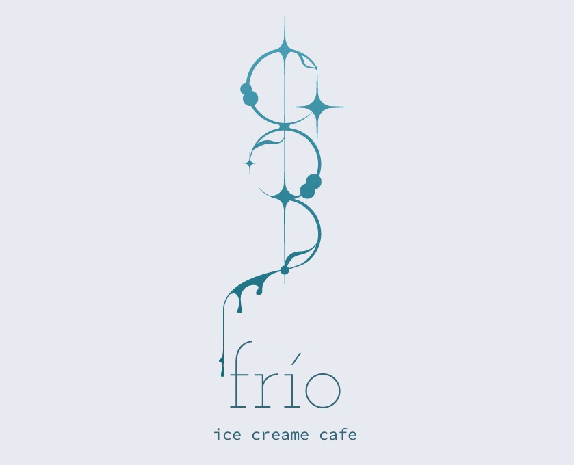 Айдентика кафе-мороженого «frío‎»‎ — Брендинг на Dprofile