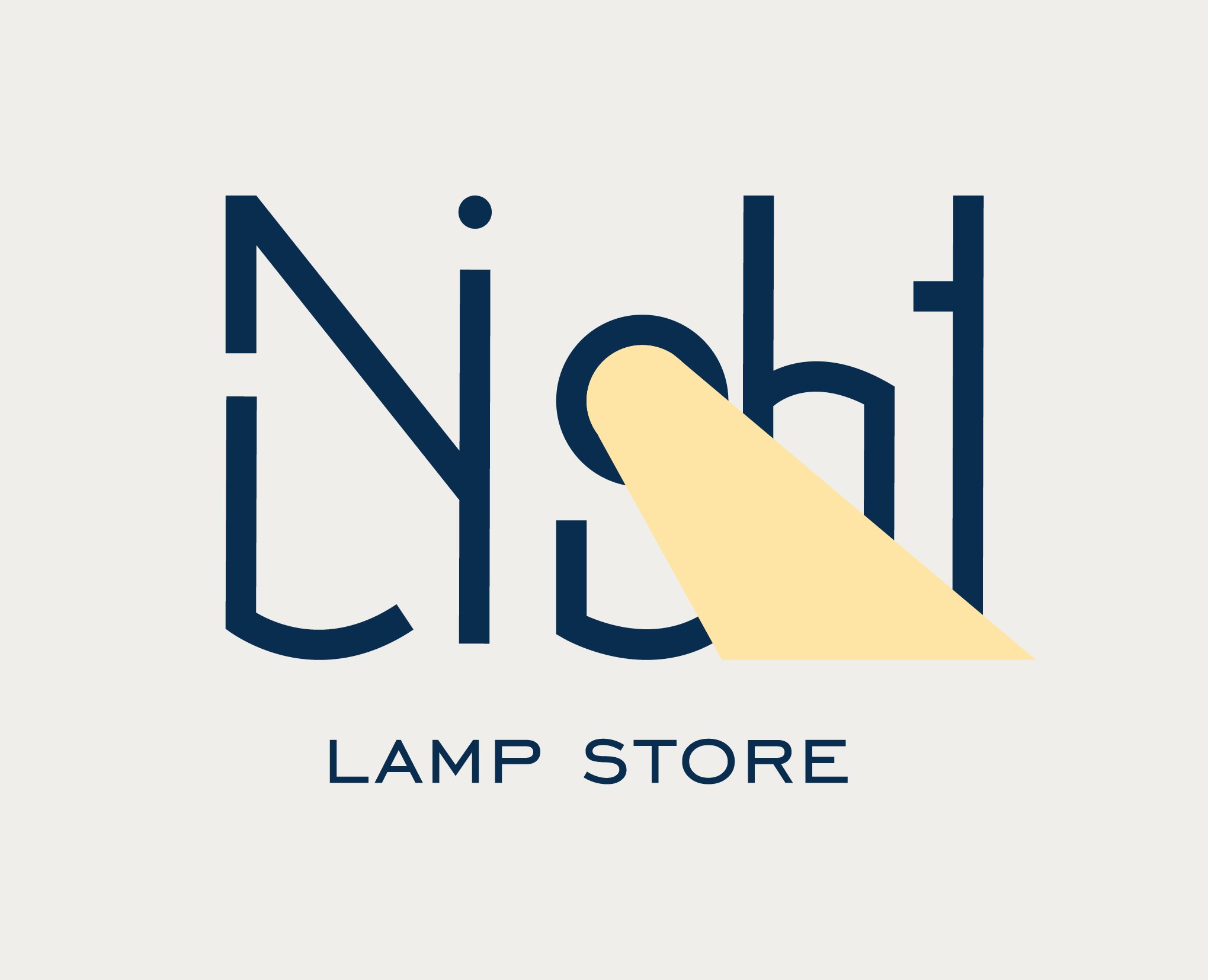 Шрифтовой логотип для магазина светильников "Night Light" — Брендинг на Dprofile