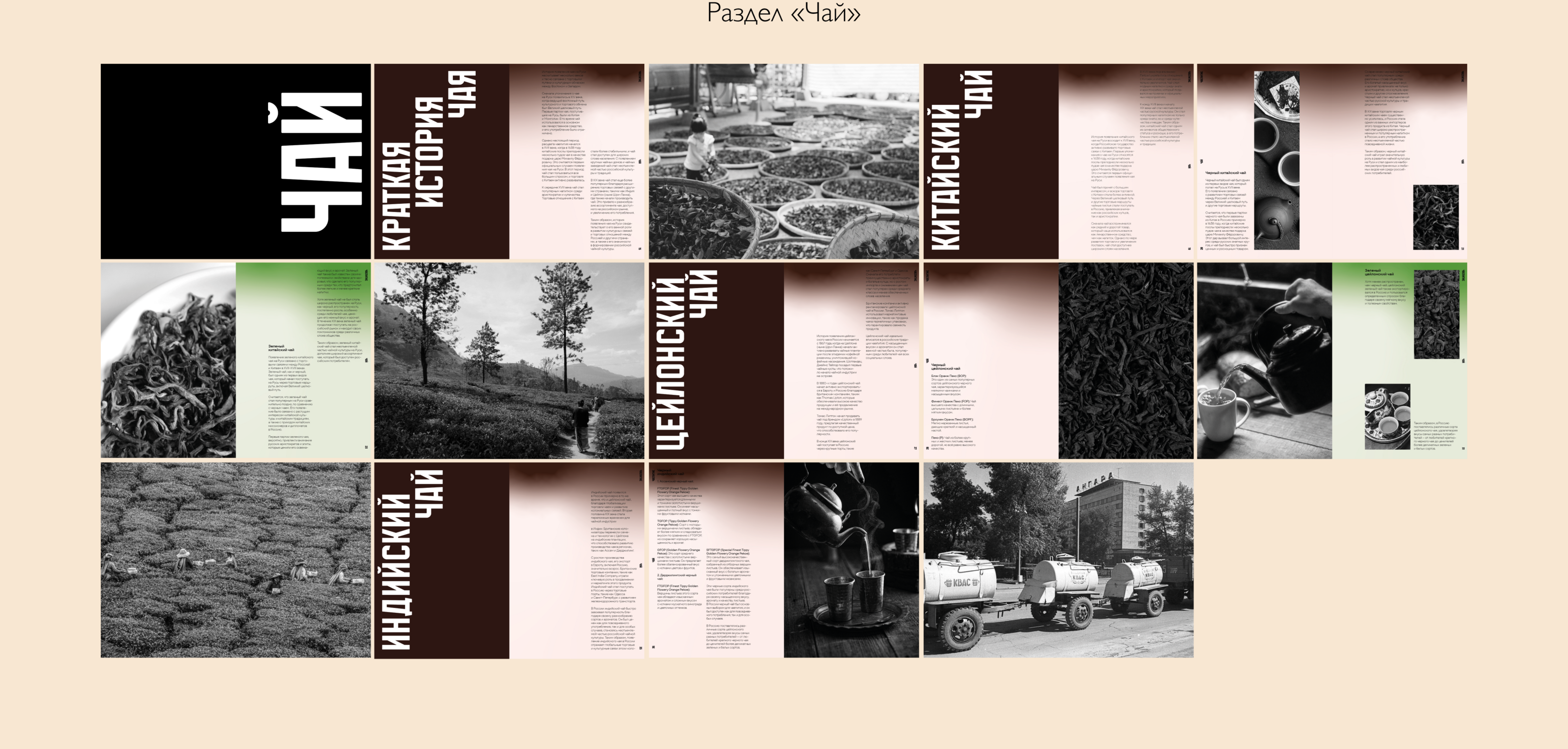 Дизайн книги | Книга о чае «Чаепитие» — Изображение №5 — Графика на Dprofile