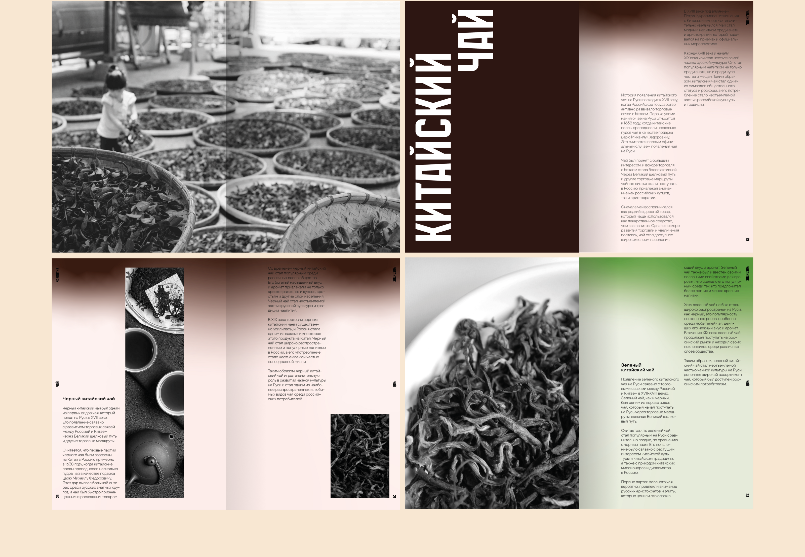 Дизайн книги | Книга о чае «Чаепитие» — Изображение №6 — Графика на Dprofile