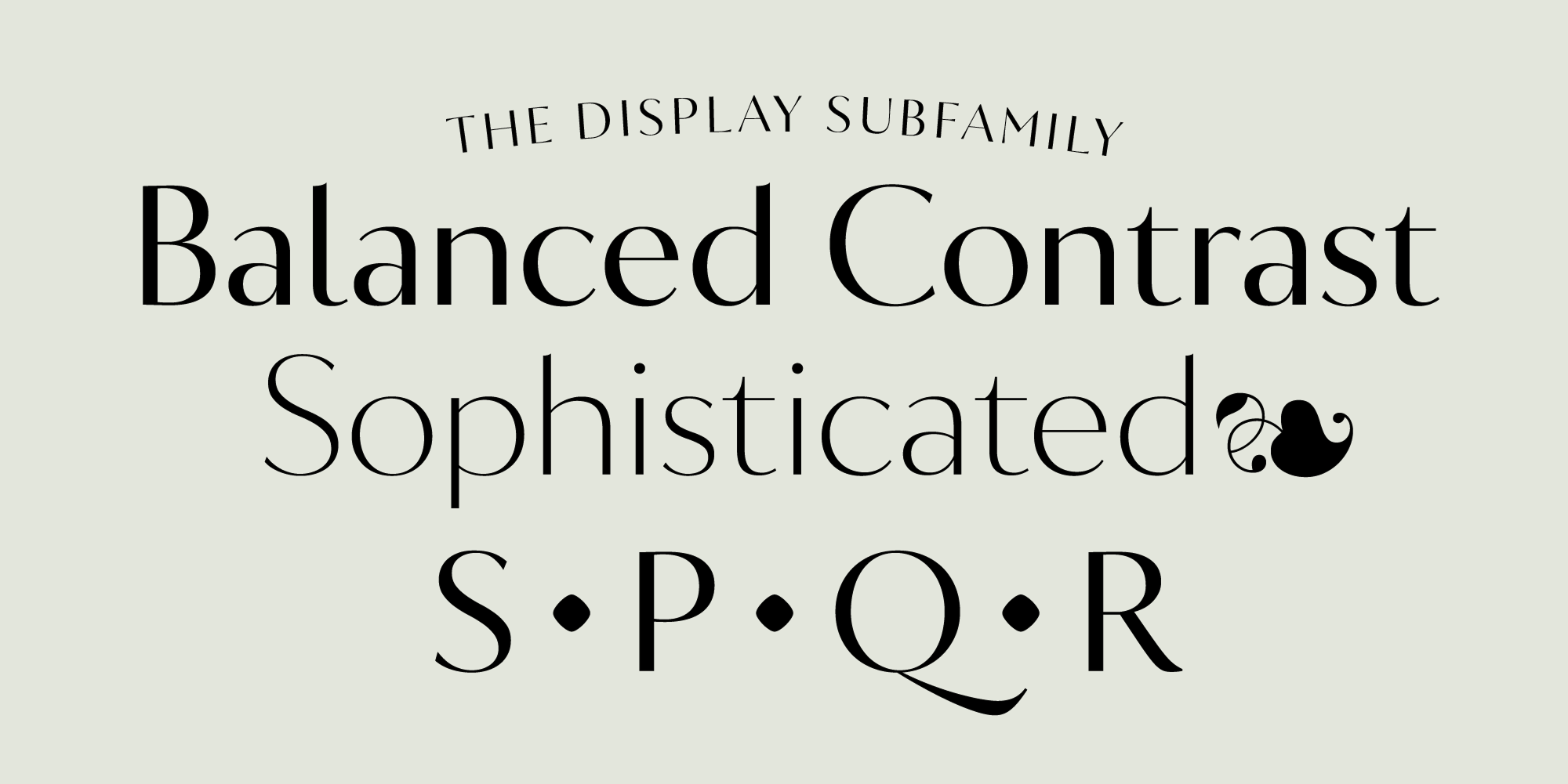 Circe Contrast Typeface — Изображение №9 — Графика на Dprofile