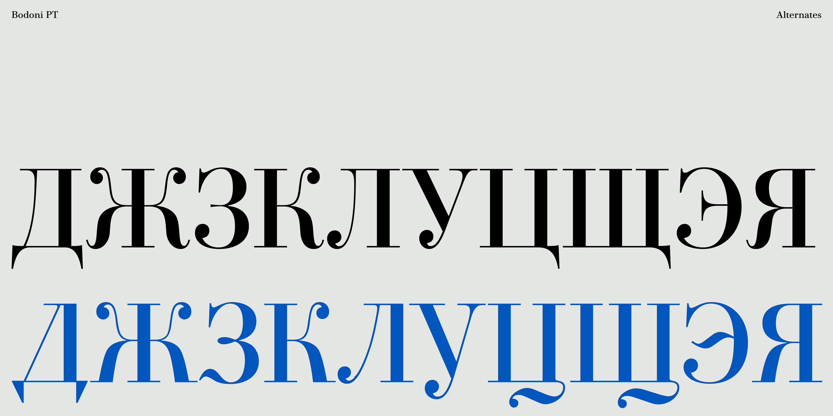 Bodoni PT Typefamily — Изображение №11 — Графика на Dprofile
