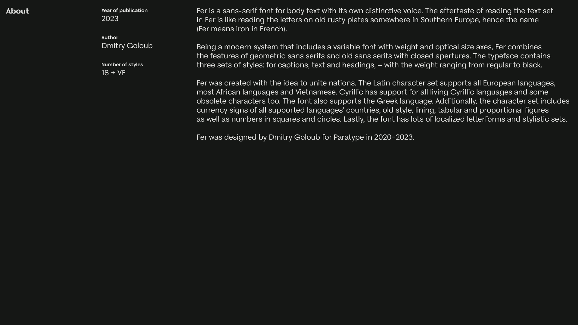 Fer Typefamily — Изображение №2 — Графика на Dprofile