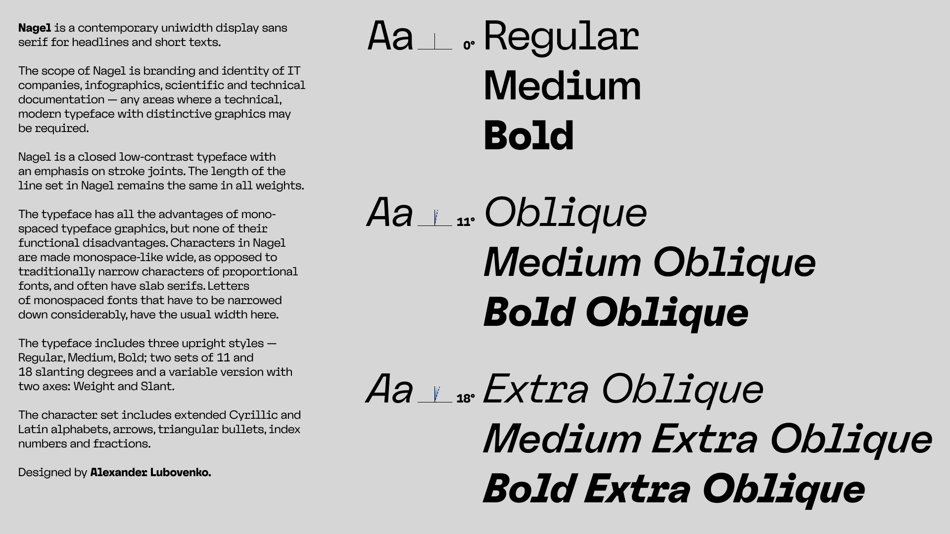 Nagel Typefamily — Изображение №2 — Графика на Dprofile