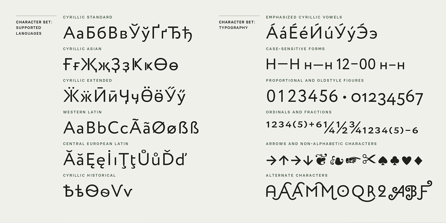 Circe Typeface — Изображение №17 — Графика на Dprofile
