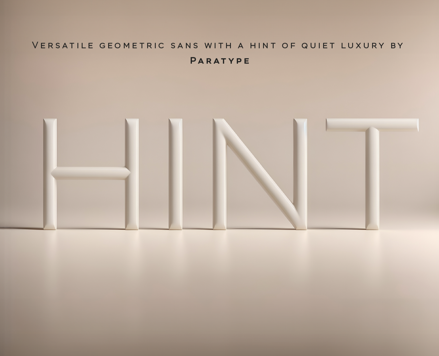 Hint Typeface на Dprofile