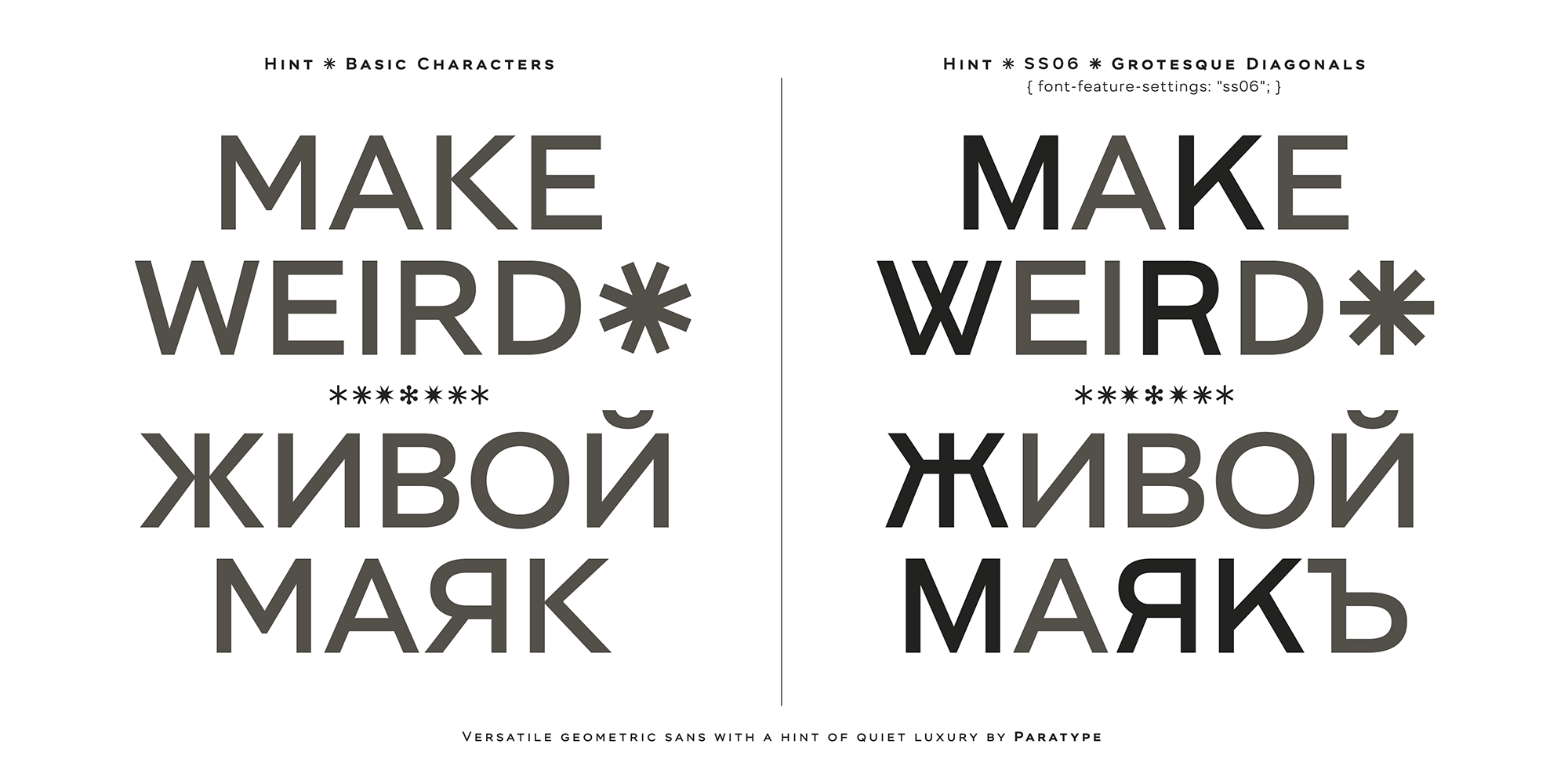 Hint Typeface — Изображение №27 — Графика на Dprofile