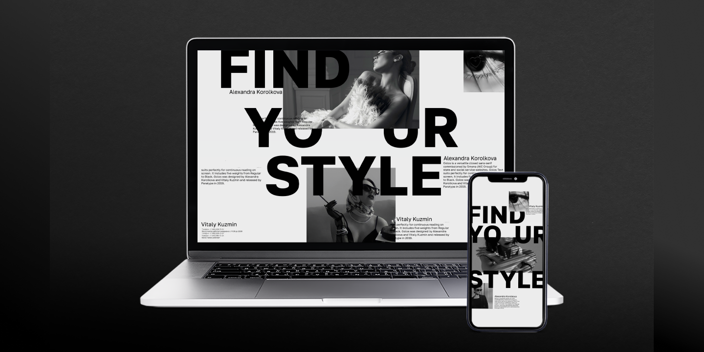 Golos Text & Golos UI Typefamily — Изображение №6 — Графика на Dprofile