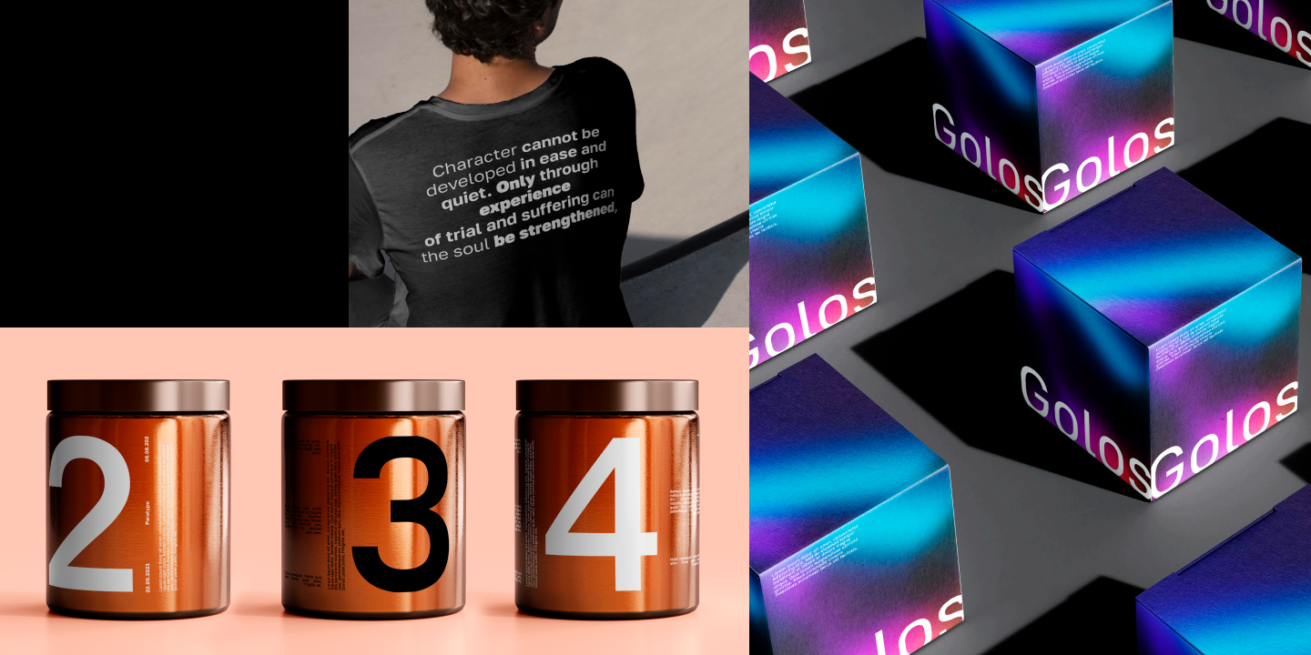 Golos Text & Golos UI Typefamily — Изображение №7 — Графика на Dprofile