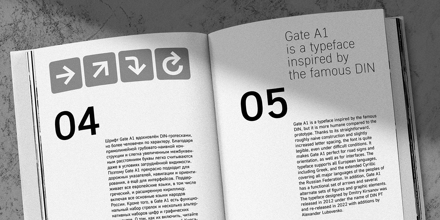Gate A1 Typefamily — Изображение №4 — Графика на Dprofile