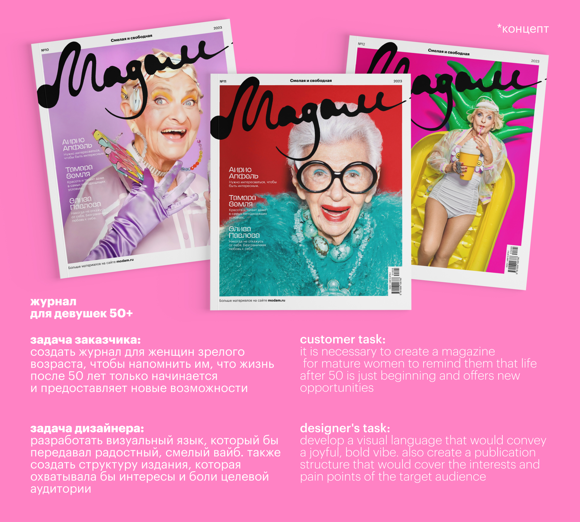 Журнал Мадам — Изображение №1 — Брендинг, Графика на Dprofile