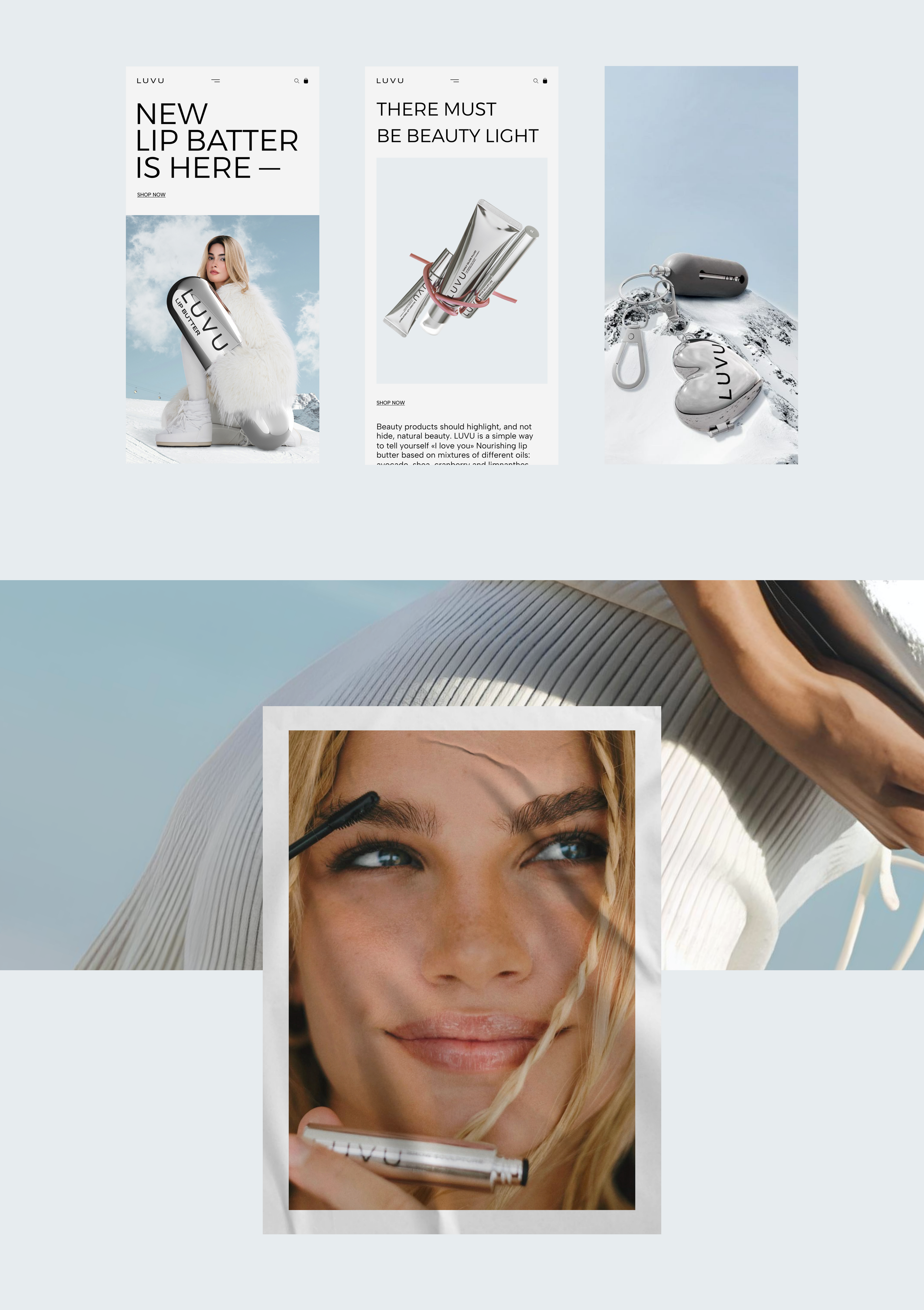 lUVU WEBSITE | cosmetics store — Изображение №5 — Интерфейсы на Dprofile
