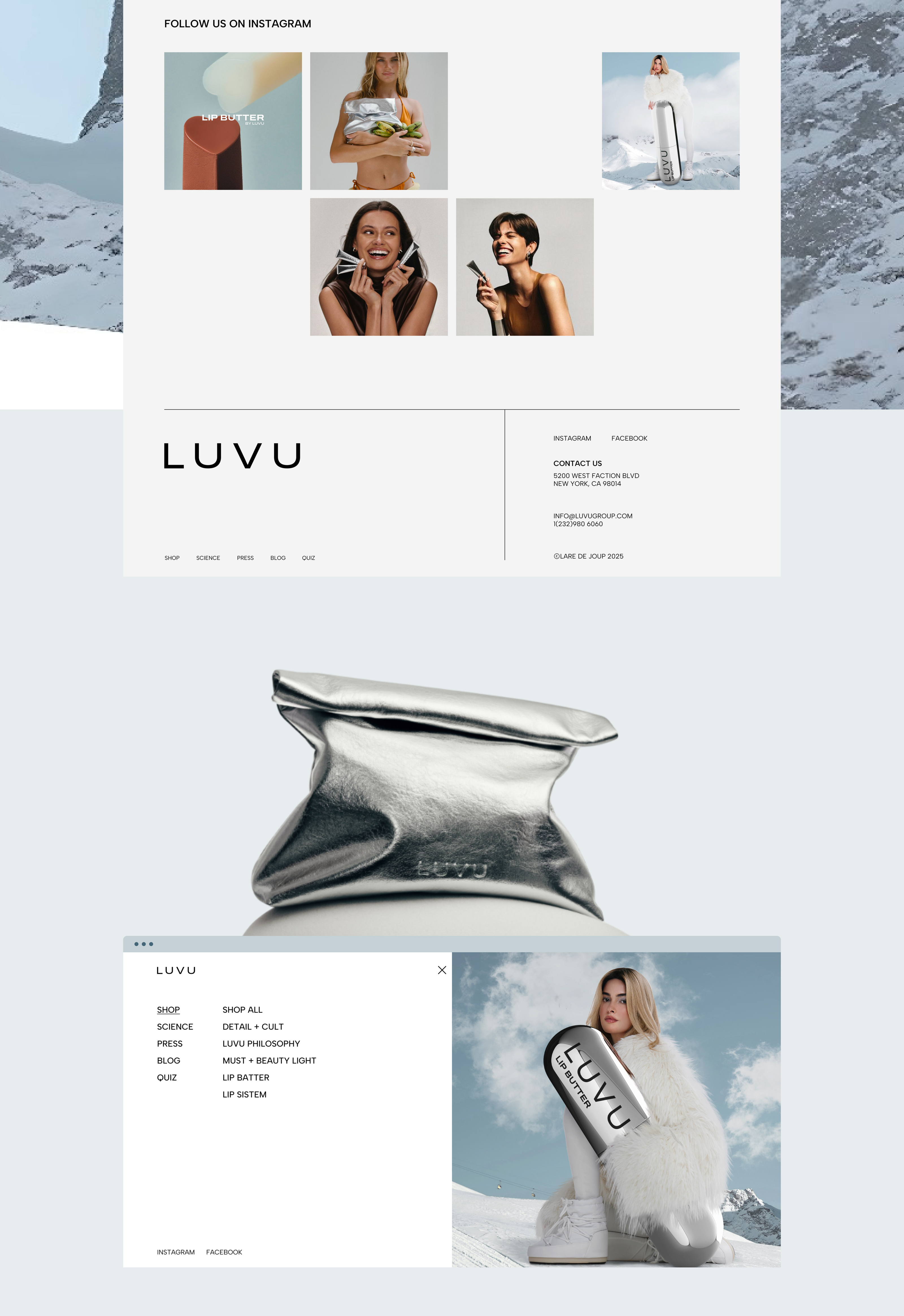 lUVU WEBSITE | cosmetics store — Изображение №4 — Интерфейсы на Dprofile