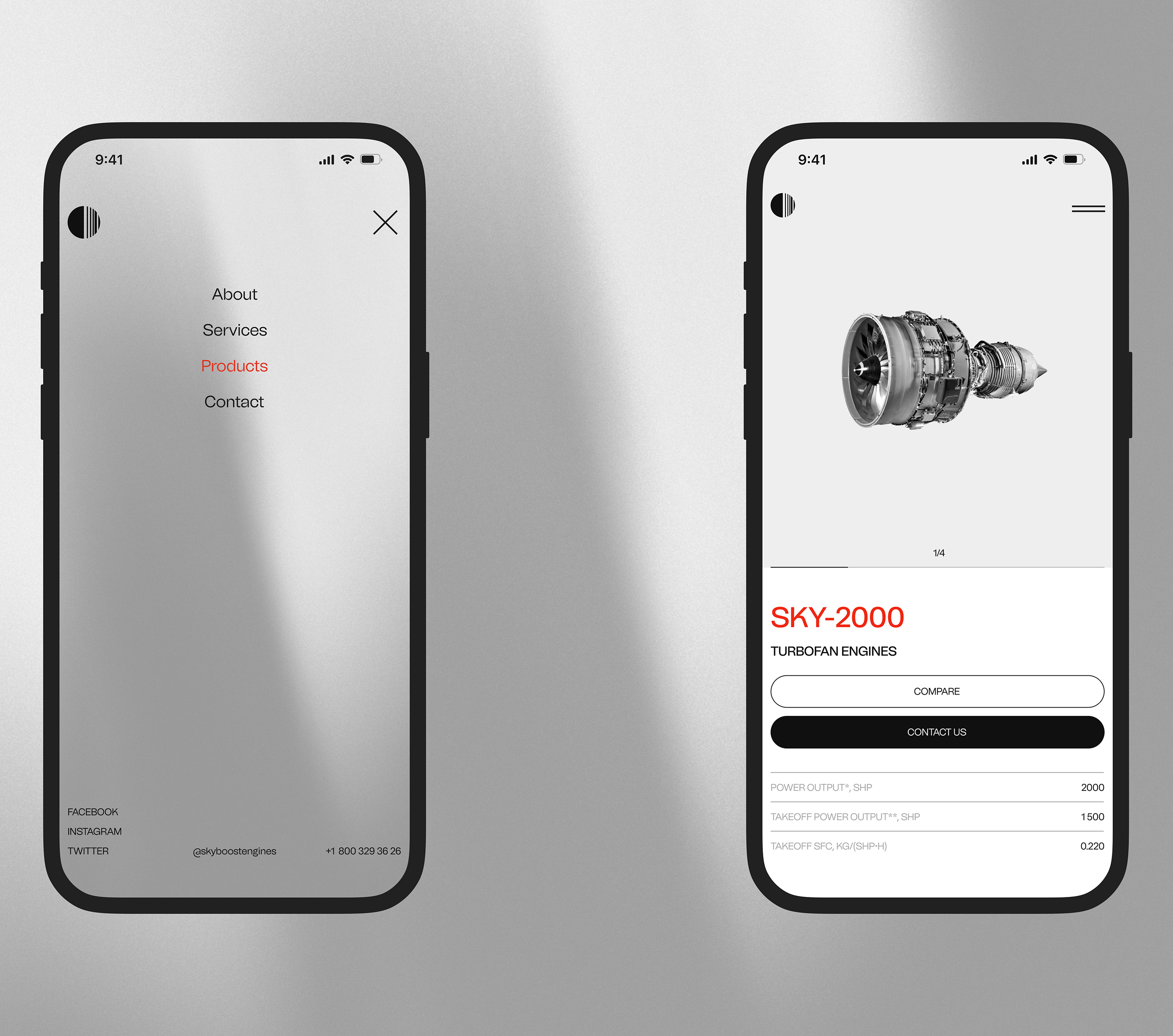 SKYBOOST ENGINES — Website concept — Изображение №11 — Интерфейсы, Брендинг на Dprofile