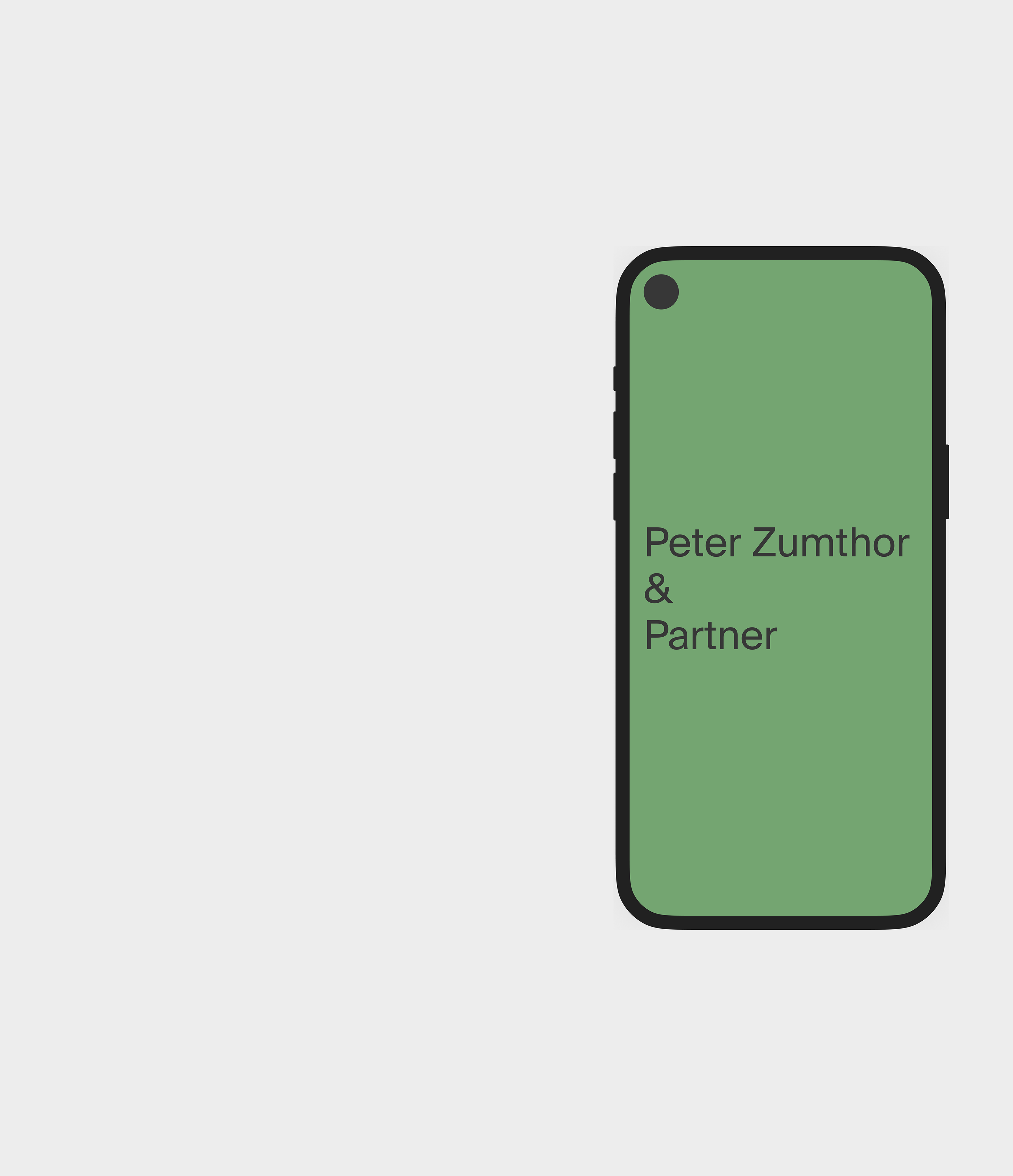Peter Zumthor & Partner — Website concept — Изображение №6 — Интерфейсы, Брендинг на Dprofile