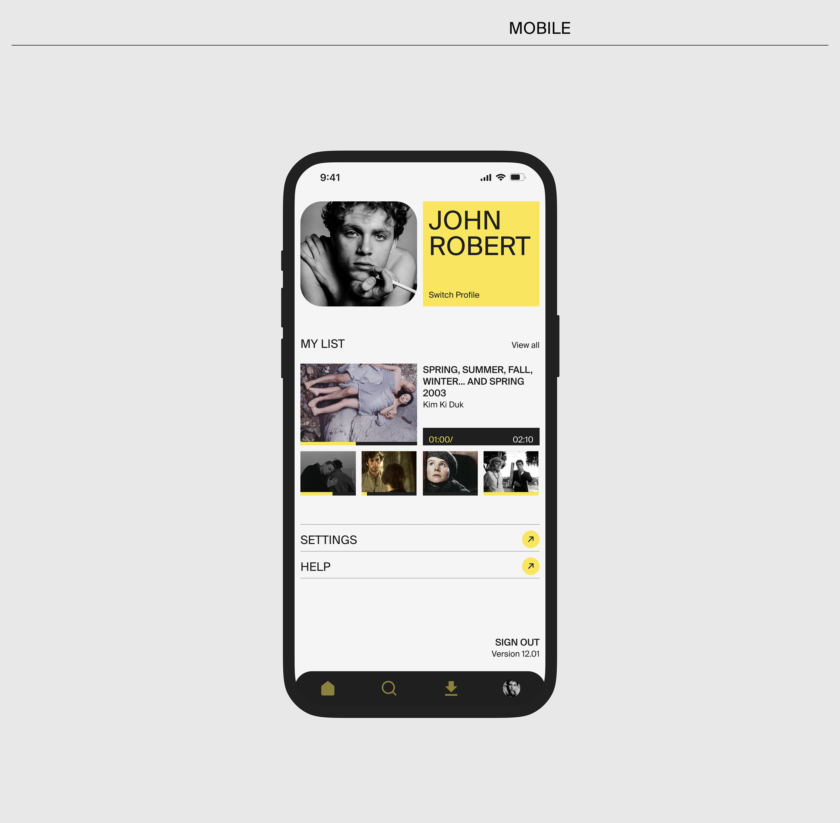 ART HOUSE — App concept — Изображение №13 — Интерфейсы, Брендинг на Dprofile