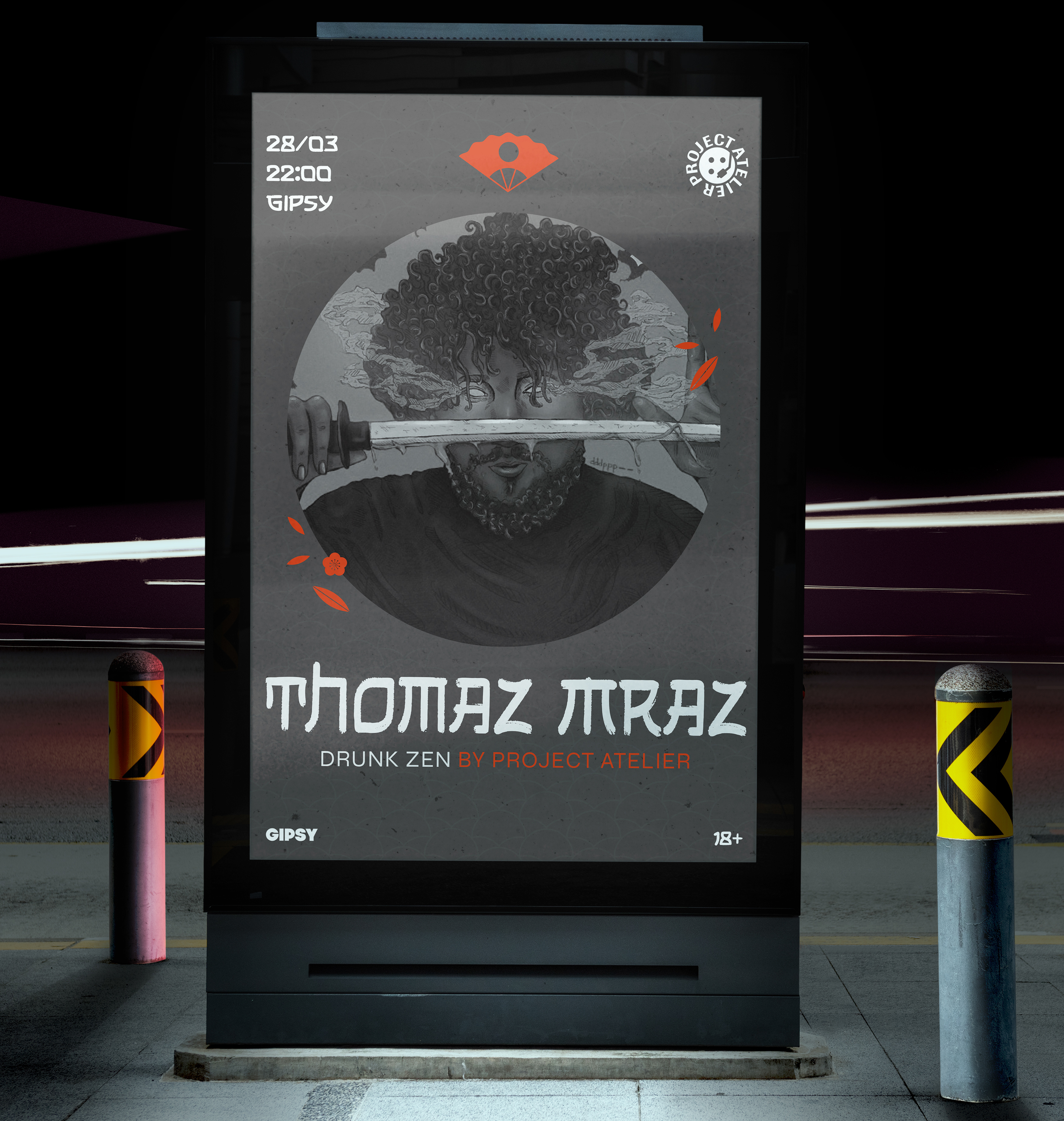 «Thomaz Mraz» - афиша мероприятия Project Atelier — Изображение №1 — Иллюстрация, Маркетинг на Dprofile