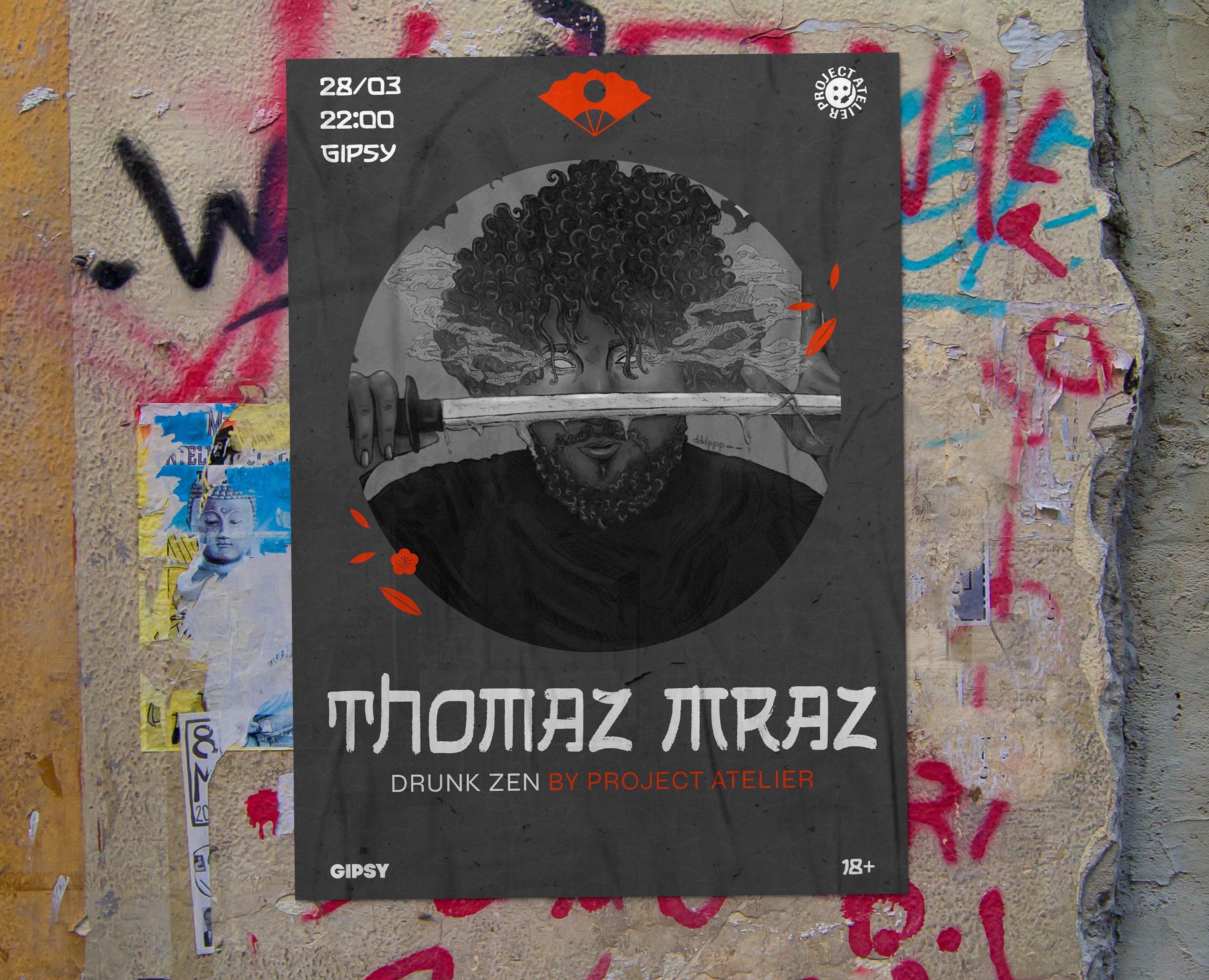 «Thomaz Mraz» - афиша мероприятия Project Atelier — Иллюстрация, Маркетинг на Dprofile