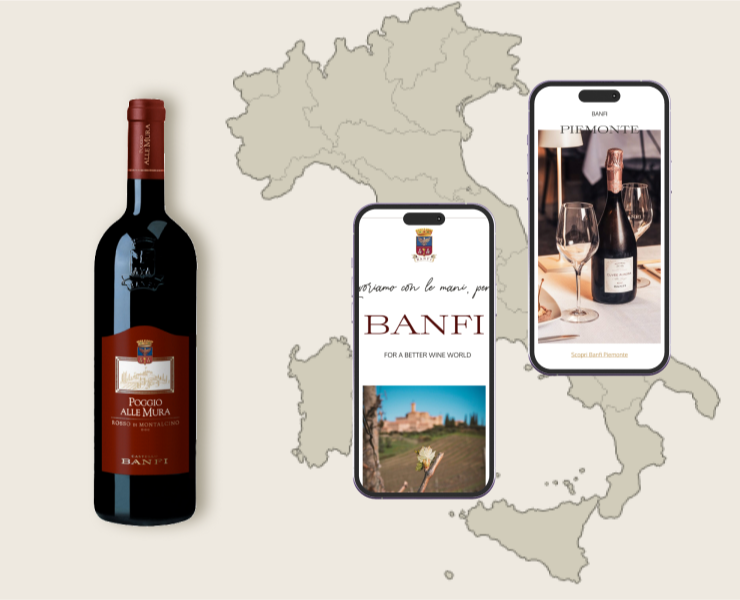 UX/UI Corporate website redesign | BANFI на Dprofile