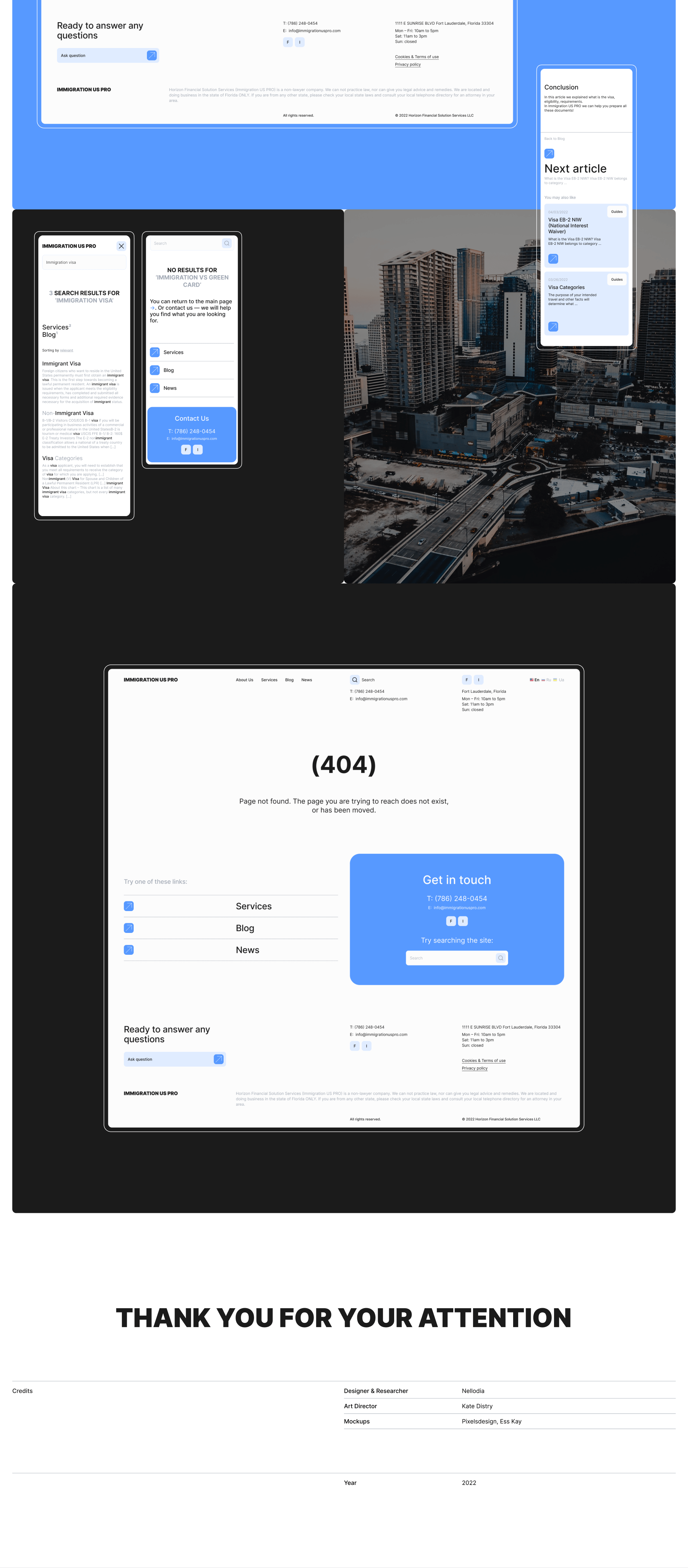 Visual Identity & UX/UI Design | Immigration US PRO — Изображение №7 — Интерфейсы на Dprofile