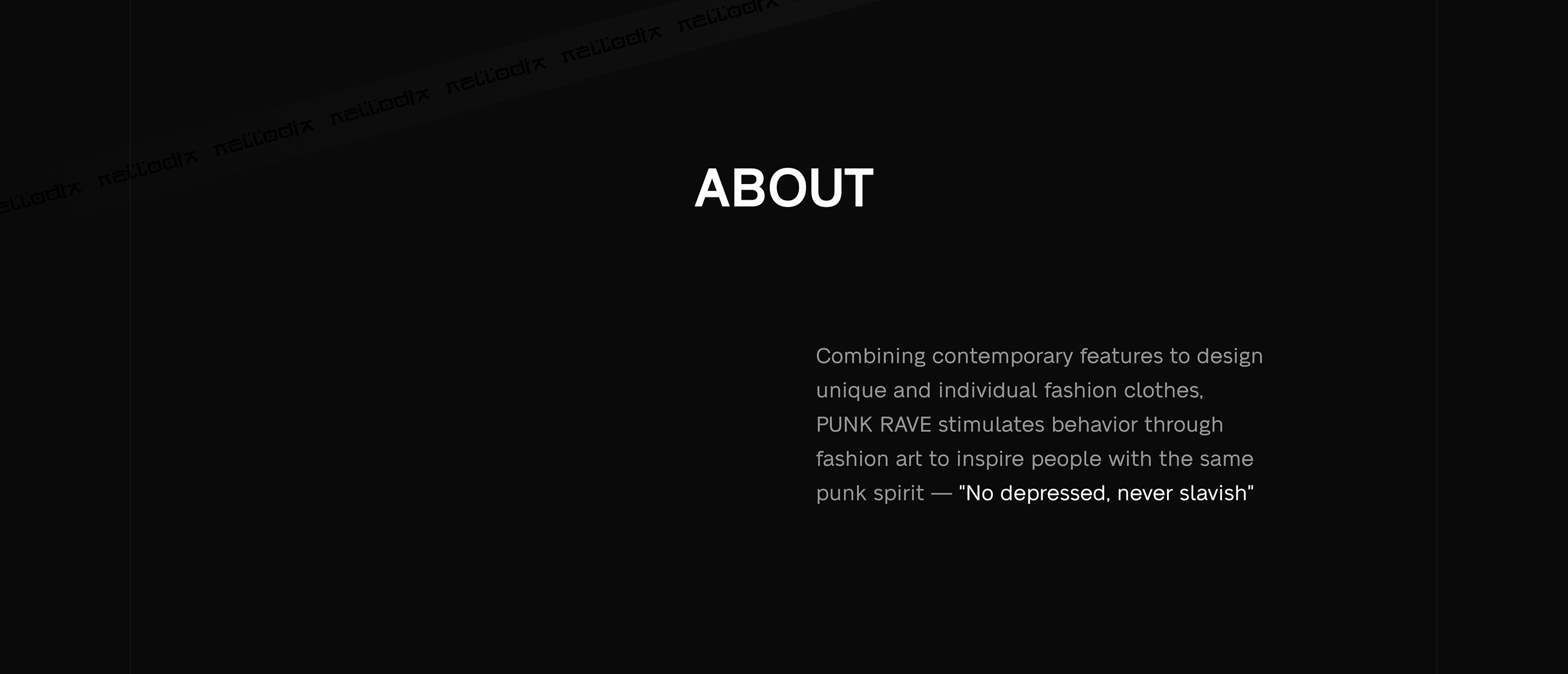 E-commerce fashion website | PUNK RAVE — Изображение №2 — Интерфейсы на Dprofile