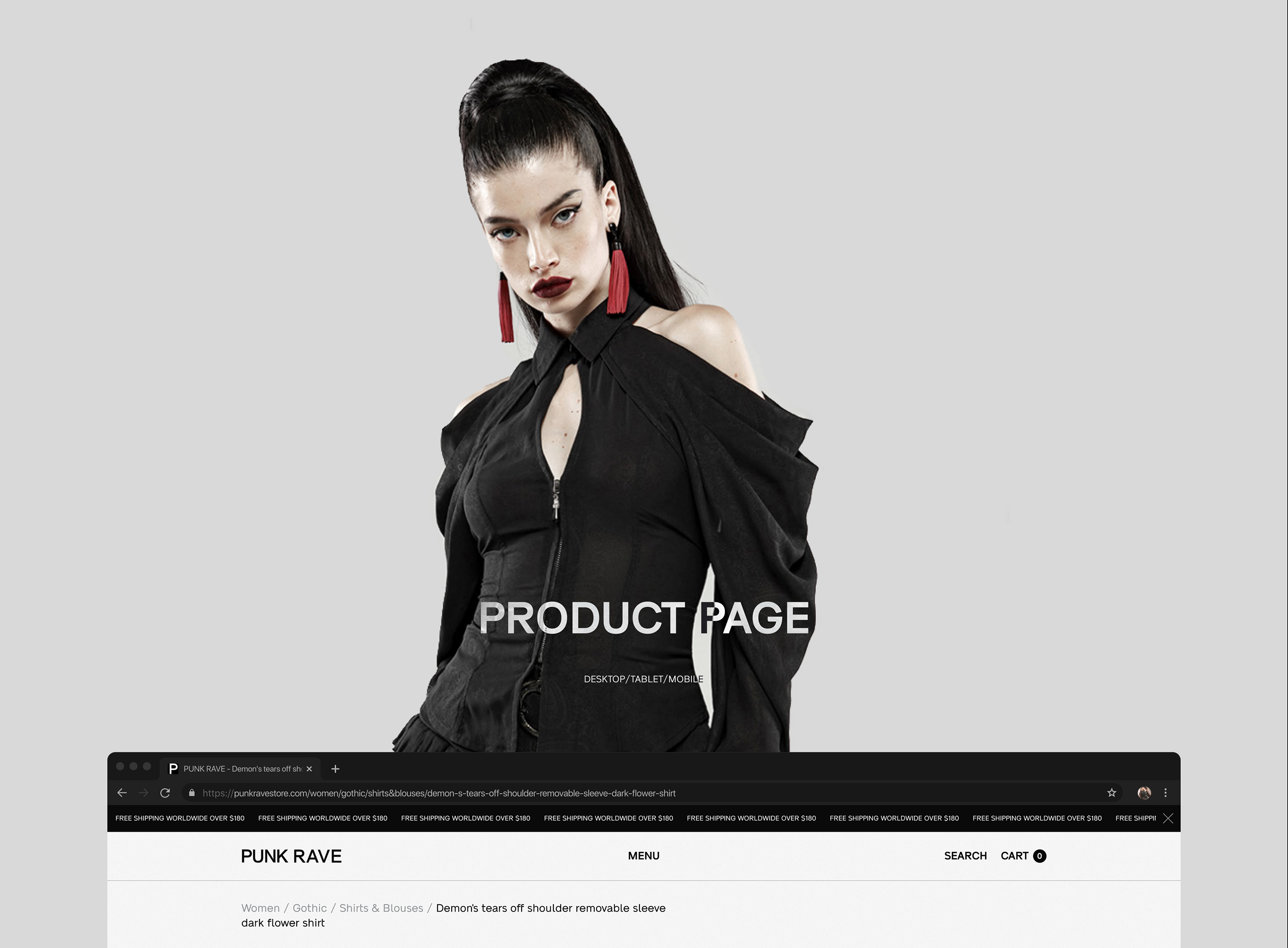 E-commerce fashion website | PUNK RAVE — Изображение №14 — Интерфейсы на Dprofile