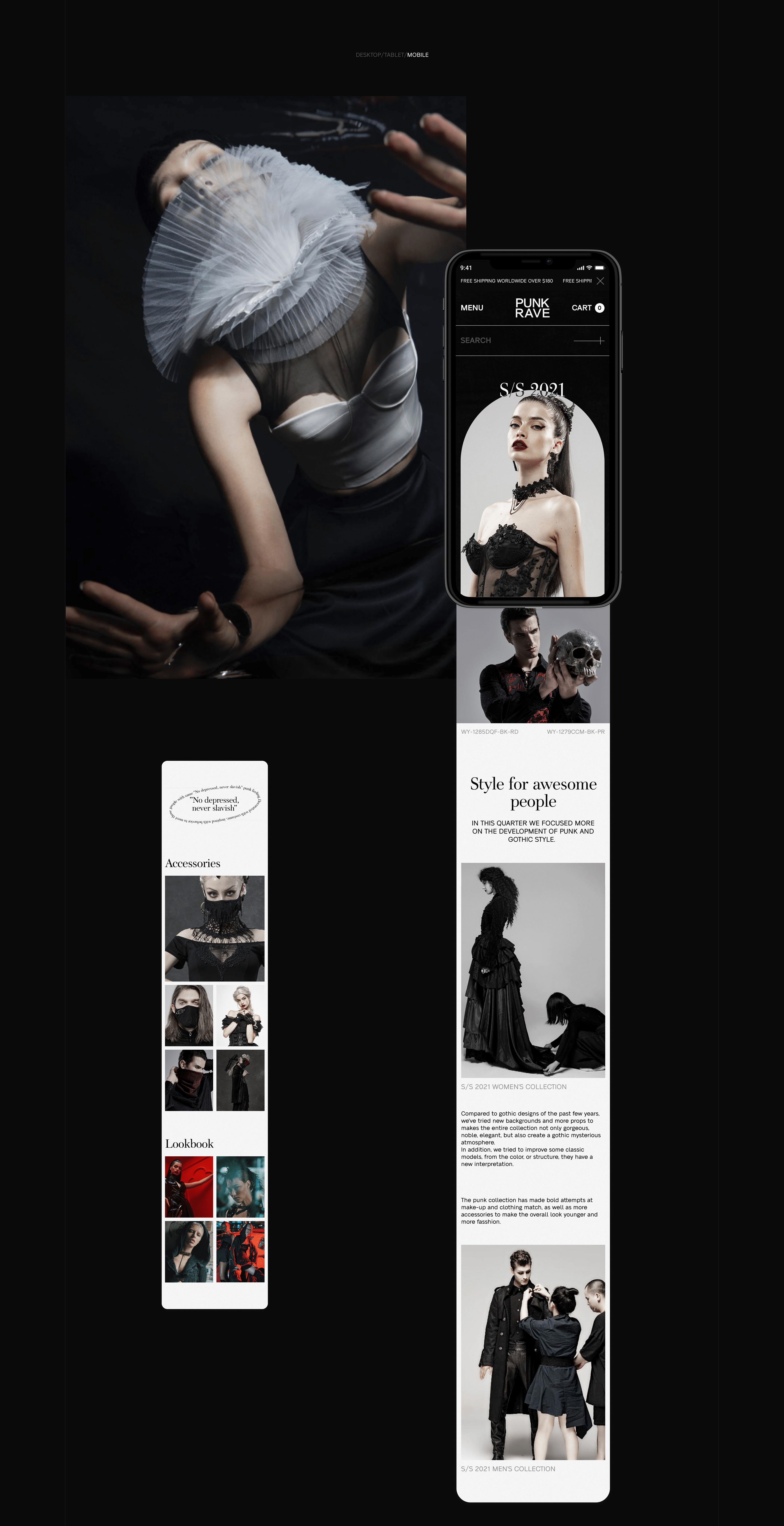 E-commerce fashion website | PUNK RAVE — Изображение №9 — Интерфейсы на Dprofile