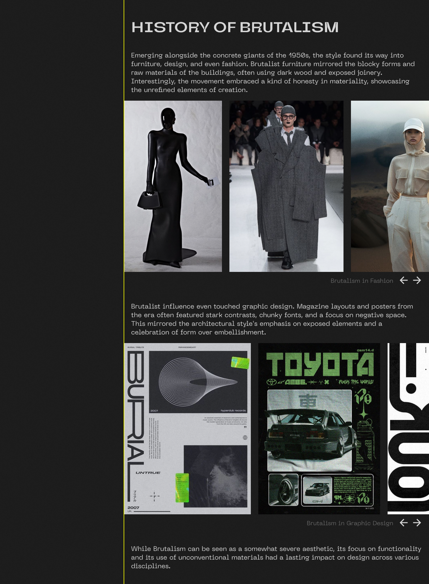 Brutal List — Exploring Brutalism in UI — Изображение №11 — Интерфейсы, Анимация на Dprofile