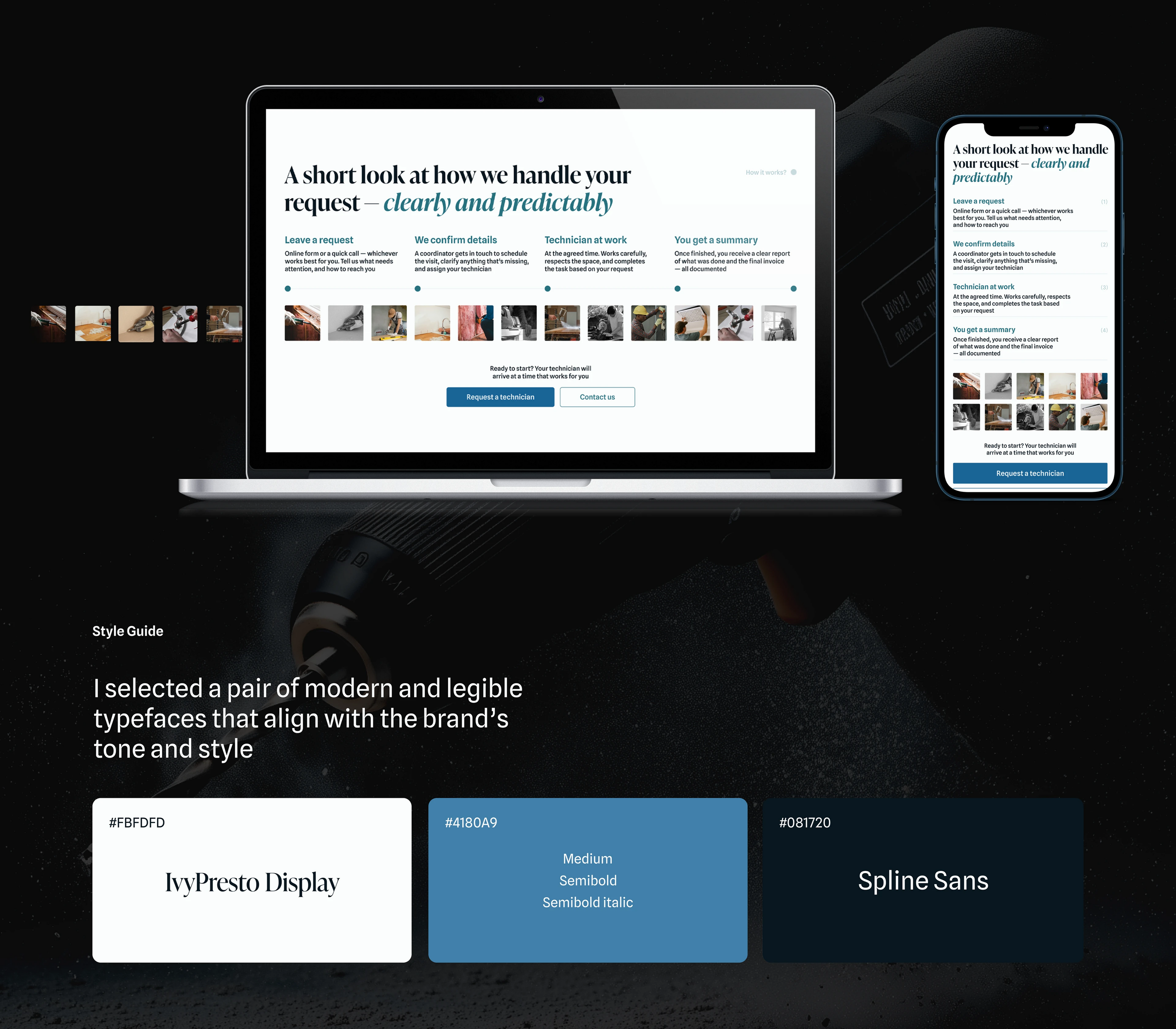 ProHandy — home repair service website — Изображение №8 — Интерфейсы на Dprofile