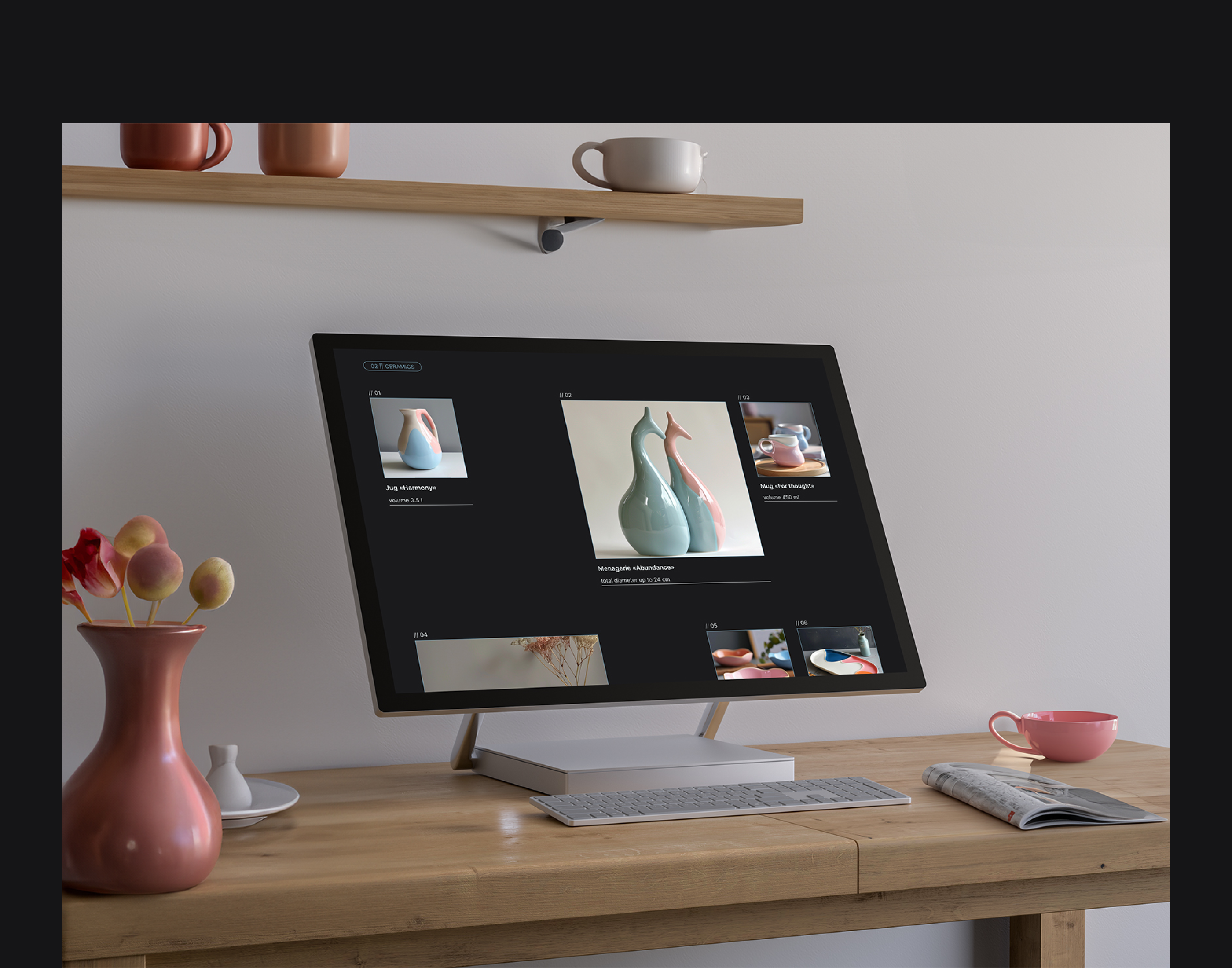 Landing page for ceramics studio — Изображение №14 — Интерфейсы, Брендинг на Dprofile