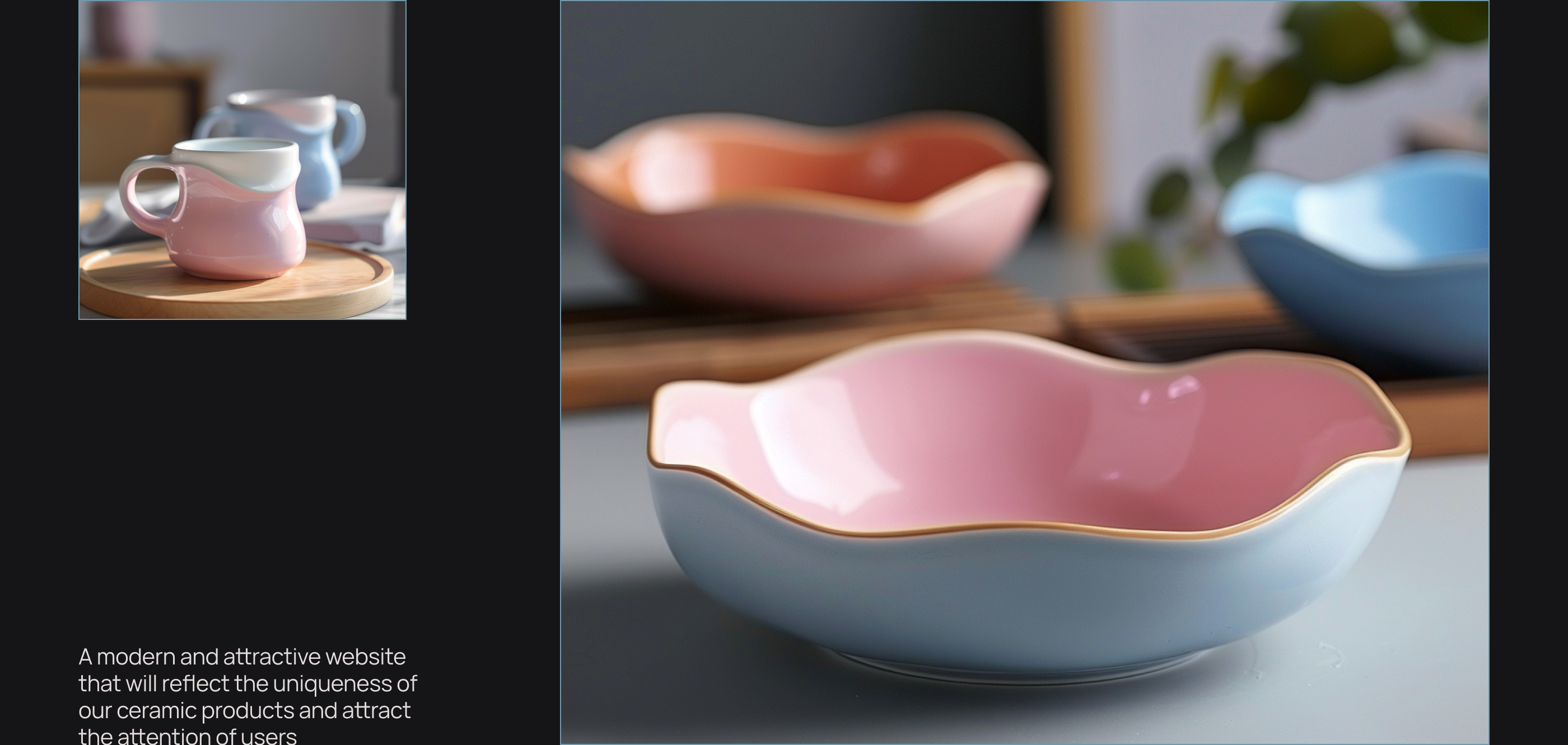 Landing page for ceramics studio — Изображение №5 — Интерфейсы, Брендинг на Dprofile