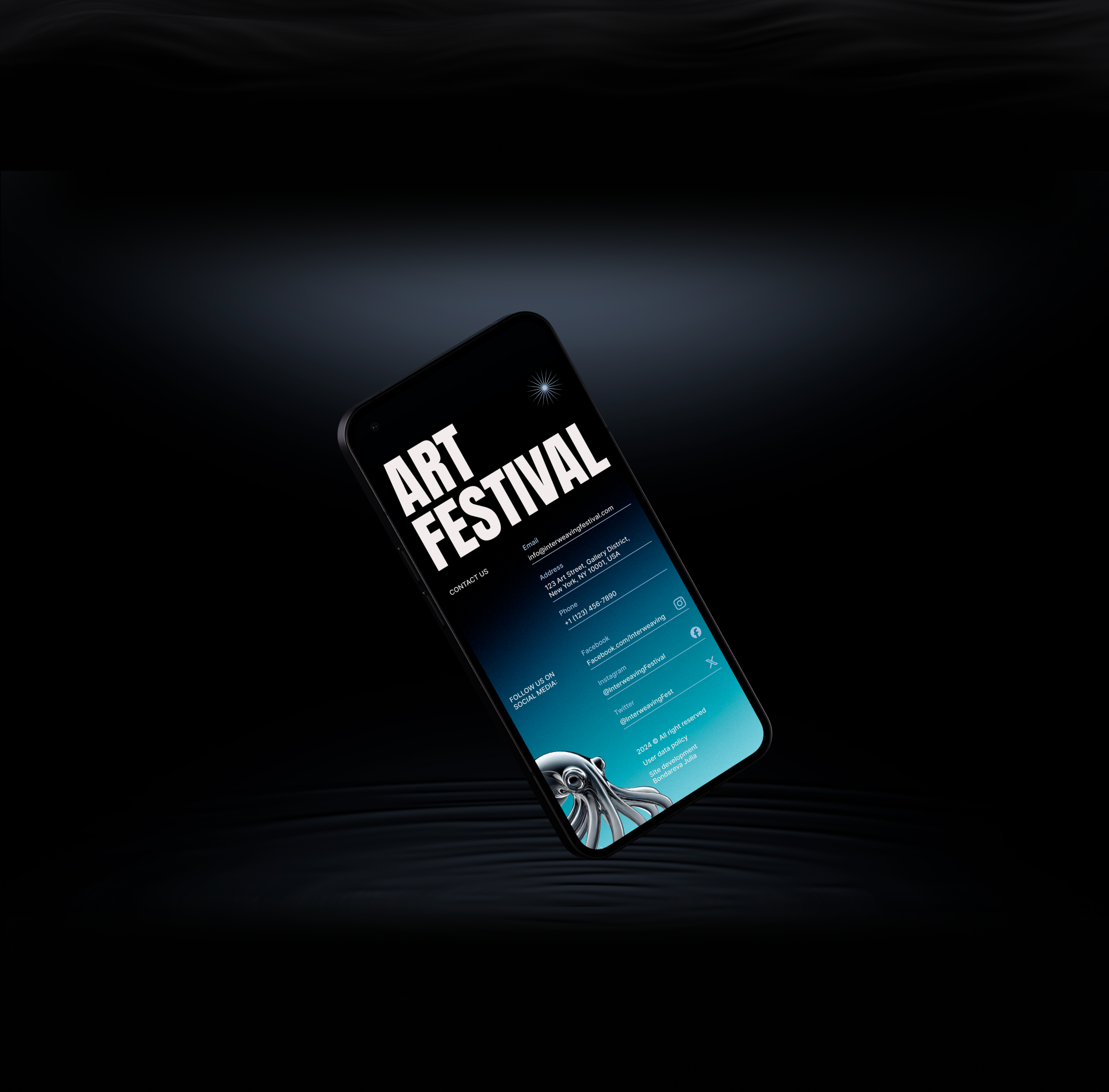 Website for a Contemporary Art Festival — Изображение №19 — Интерфейсы на Dprofile