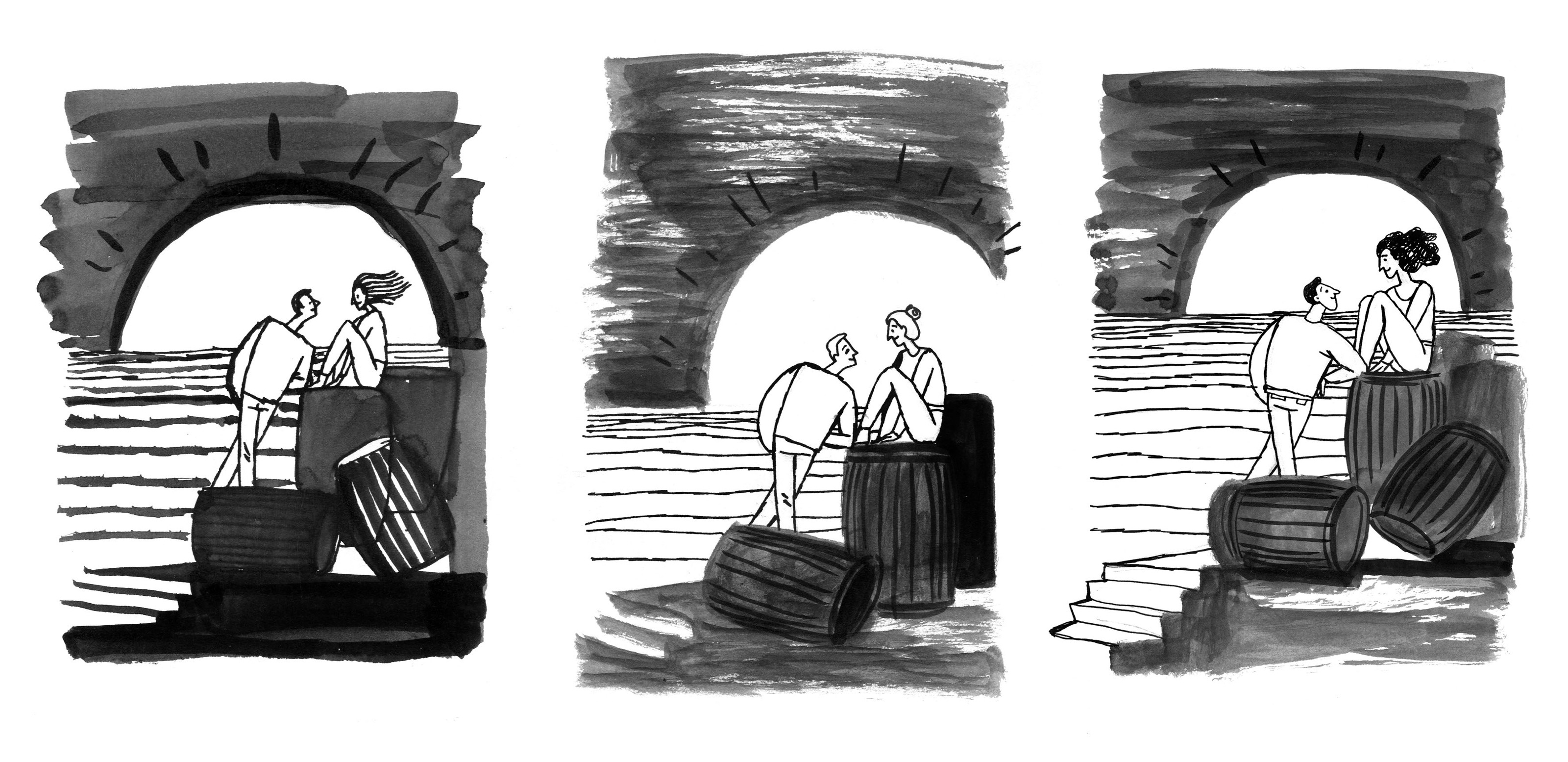 Иллюстрации к книге Марии Кеслер "Найс ту мит ю" — Изображение №11 — Иллюстрация, Графика на Dprofile