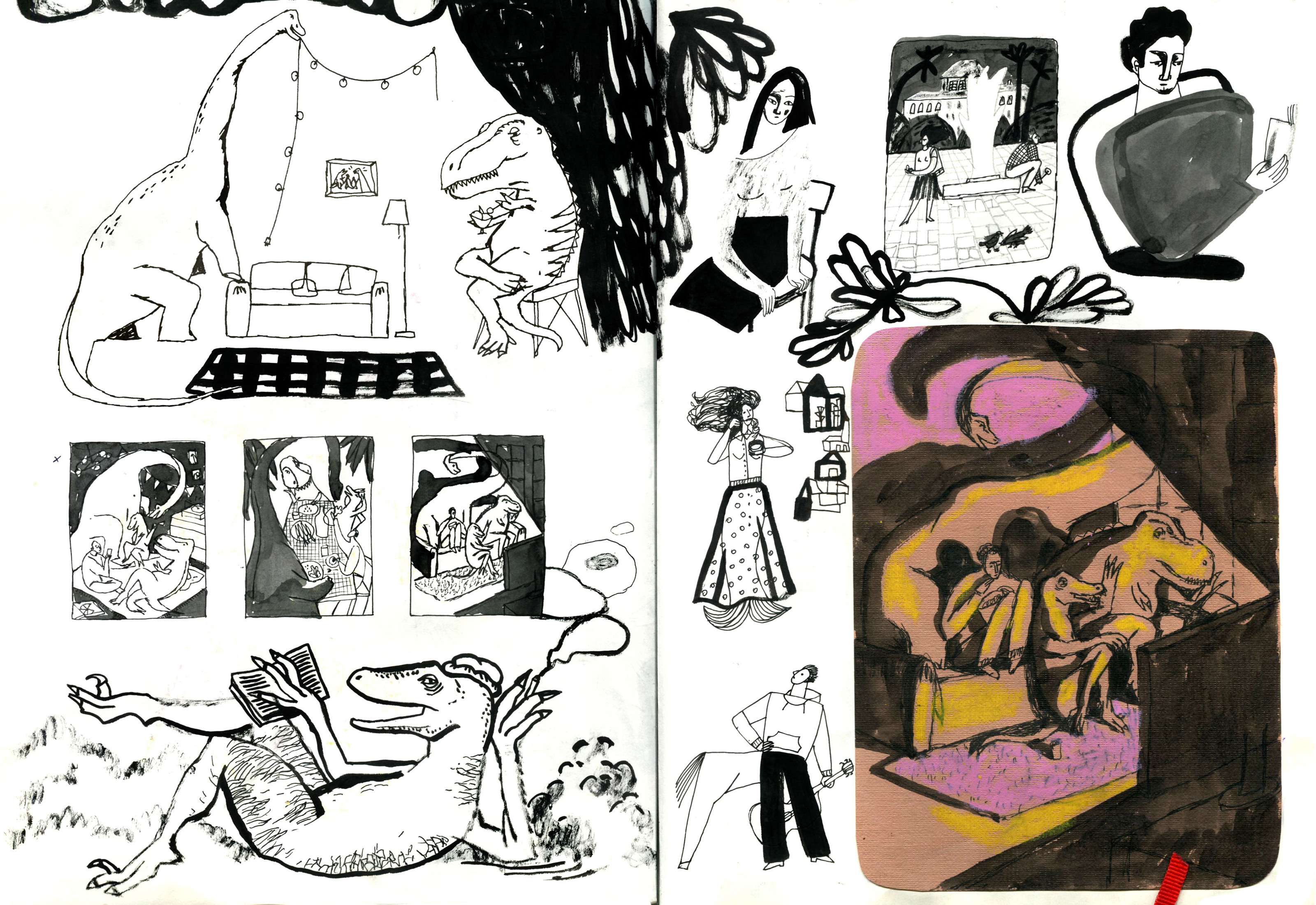 Иллюстрации к книге Марии Кеслер "Найс ту мит ю" — Изображение №16 — Иллюстрация, Графика на Dprofile