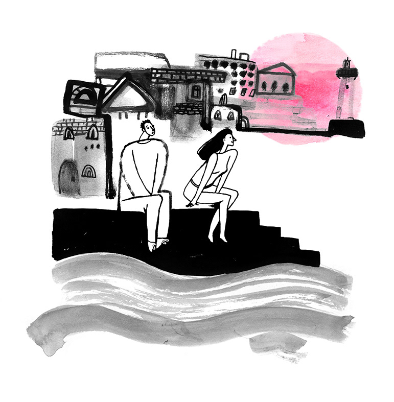 Иллюстрации к книге Марии Кеслер "Найс ту мит ю" — Изображение №6 — Иллюстрация, Графика на Dprofile