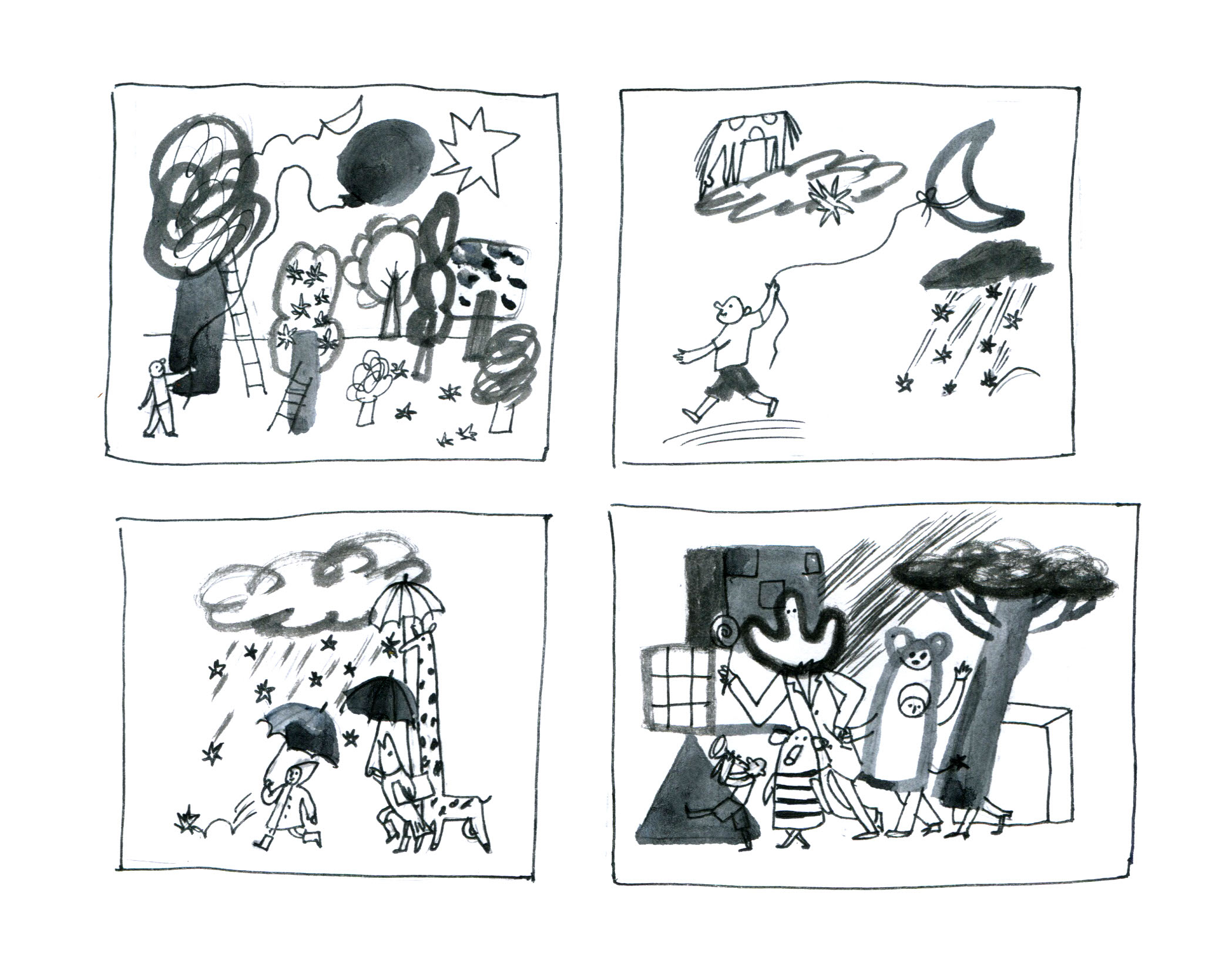 Иллюстрации к спектаклю "Хранители снов" — Изображение №8 — Брендинг, Иллюстрация на Dprofile