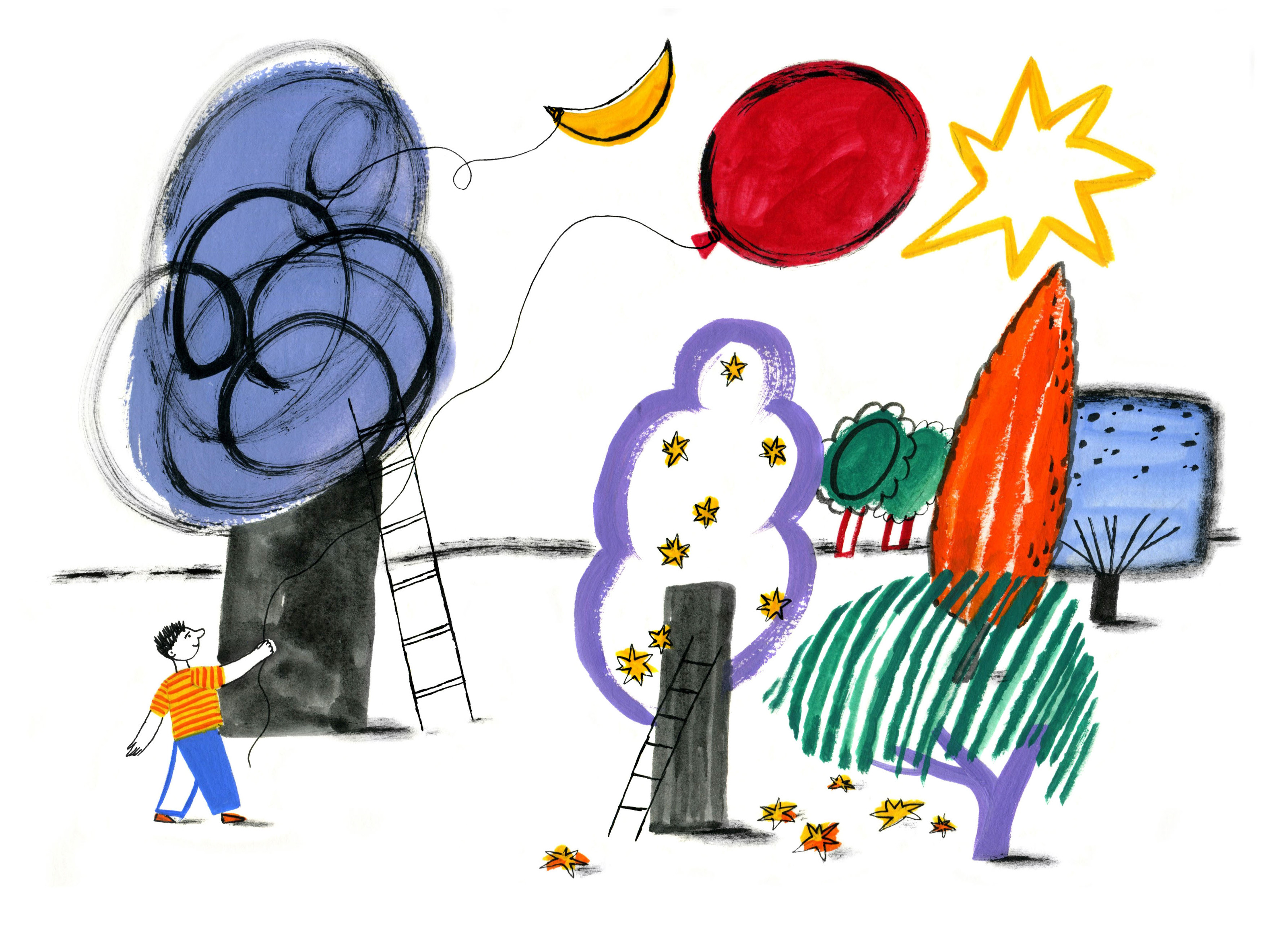 Иллюстрации к спектаклю "Хранители снов" — Изображение №6 — Брендинг, Иллюстрация на Dprofile