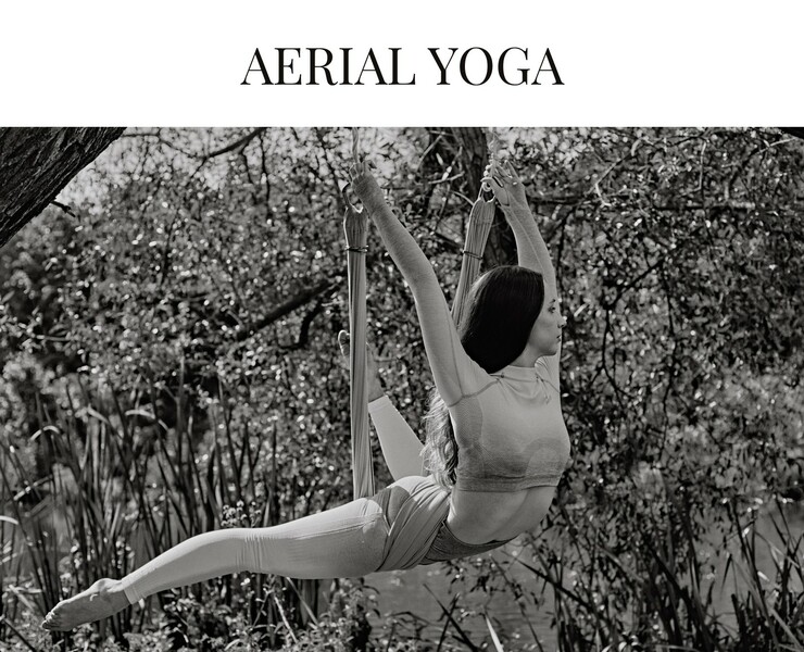 Landing page for aerial yoga на Dprofile