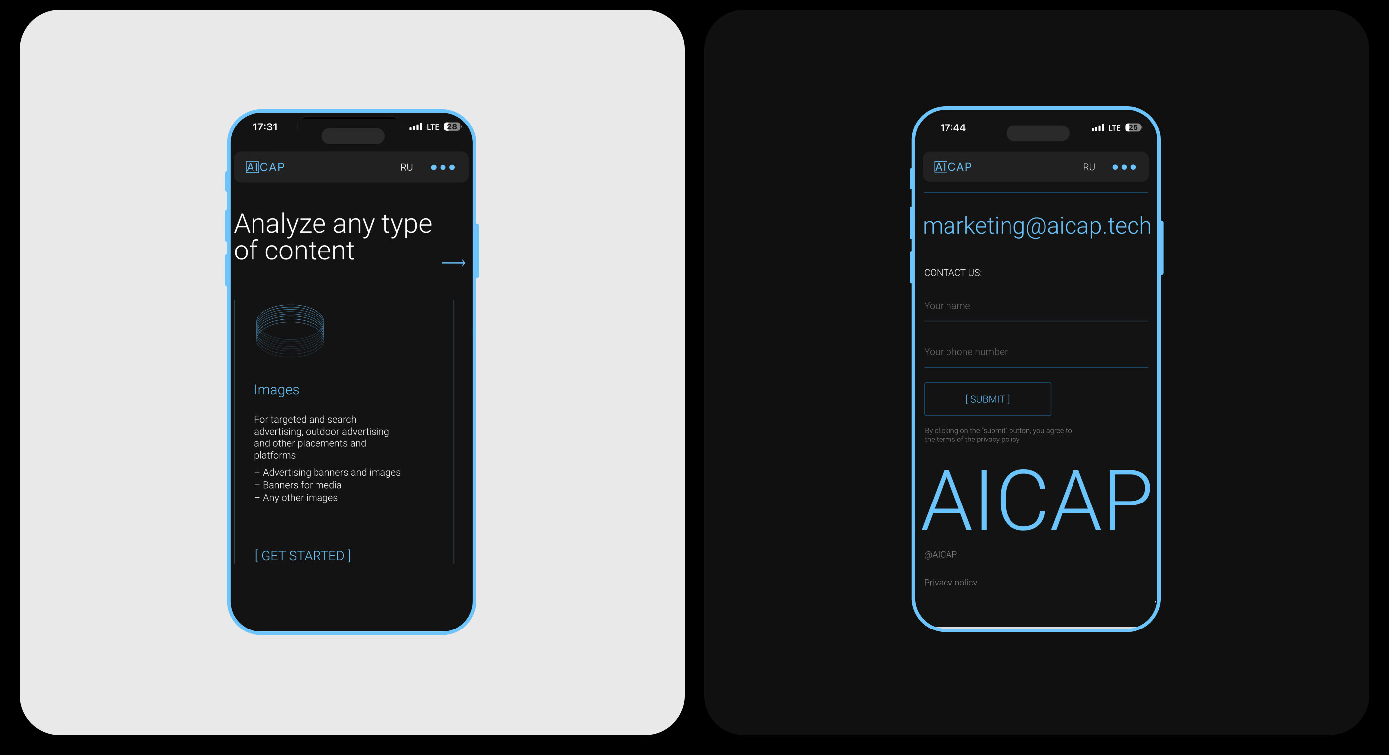 AICAP | Corporate website | Landing on Tilda — Изображение №4 — Интерфейсы, Брендинг на Dprofile