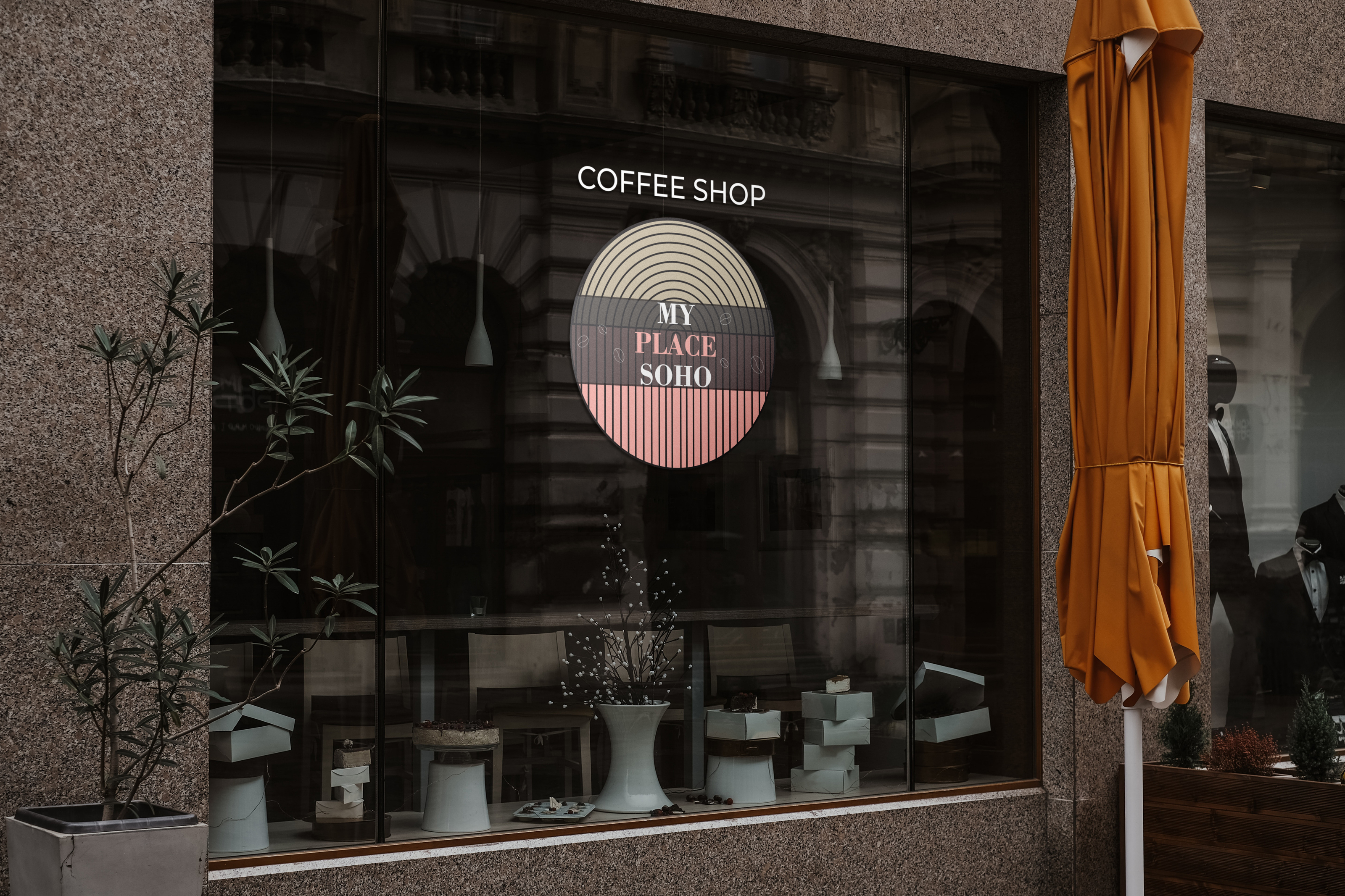 Фирменный стиль кофейни MY PLACE SOHO — Изображение №2 — Брендинг, Графика на Dprofile