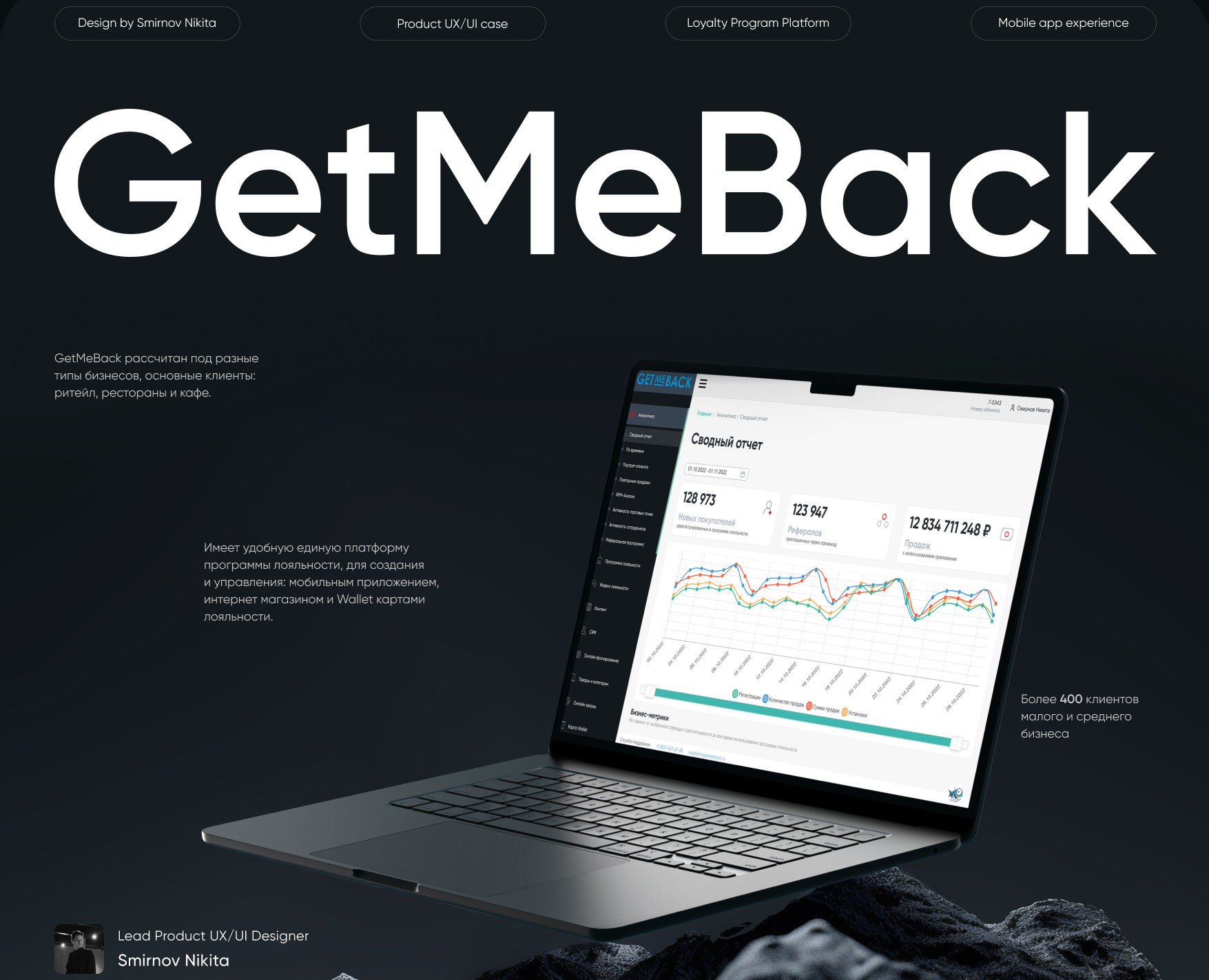 Product GetMeBack - программа лояльности на Dprofile