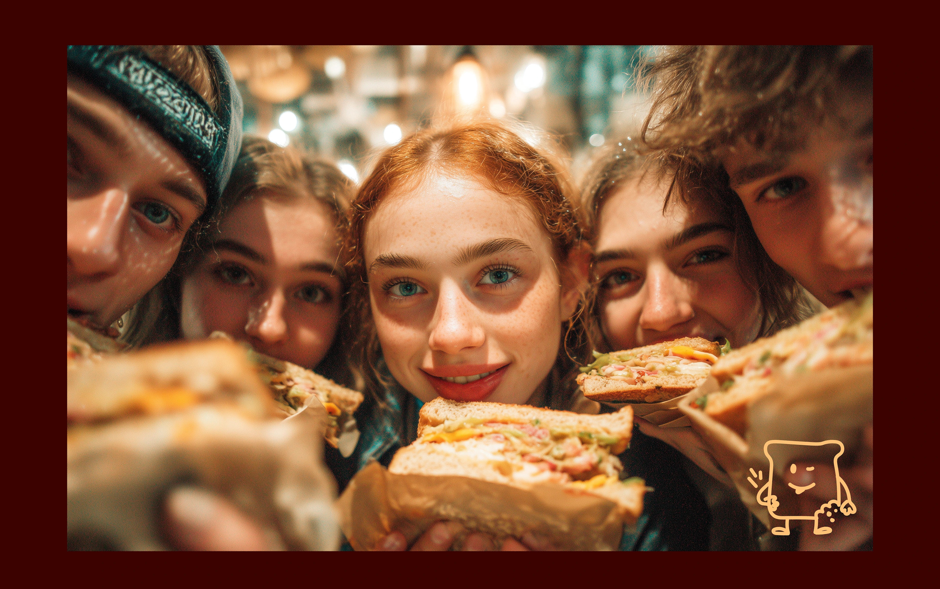 Брендинг/Фирменный стиль/Fast-food/Айдентика/ИИ контент — Изображение №3 — Брендинг, Графика на Dprofile